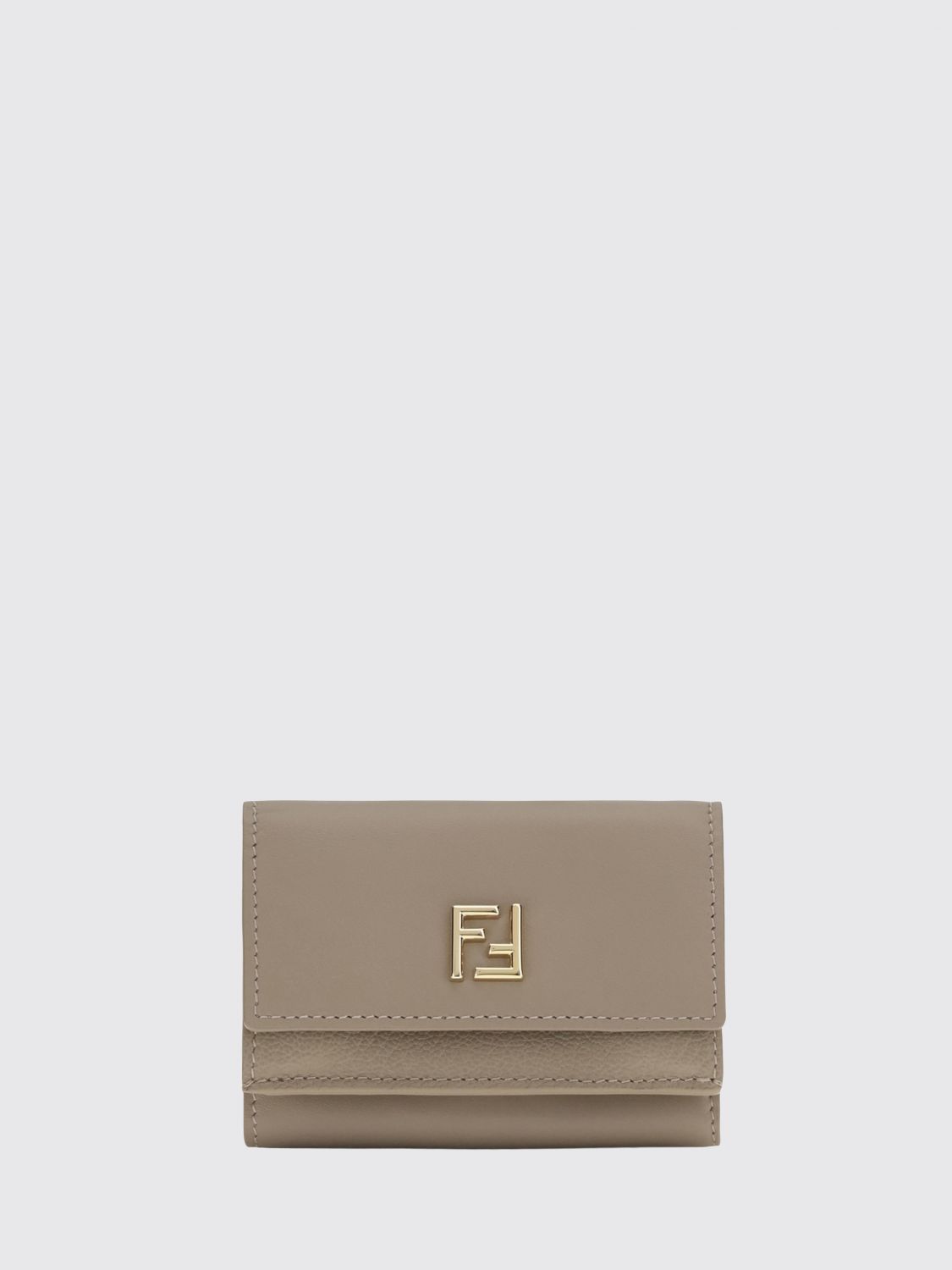 FENDI GELDBÖRSE: Geldbörse damen Fendi, Taubengrau - Img 1