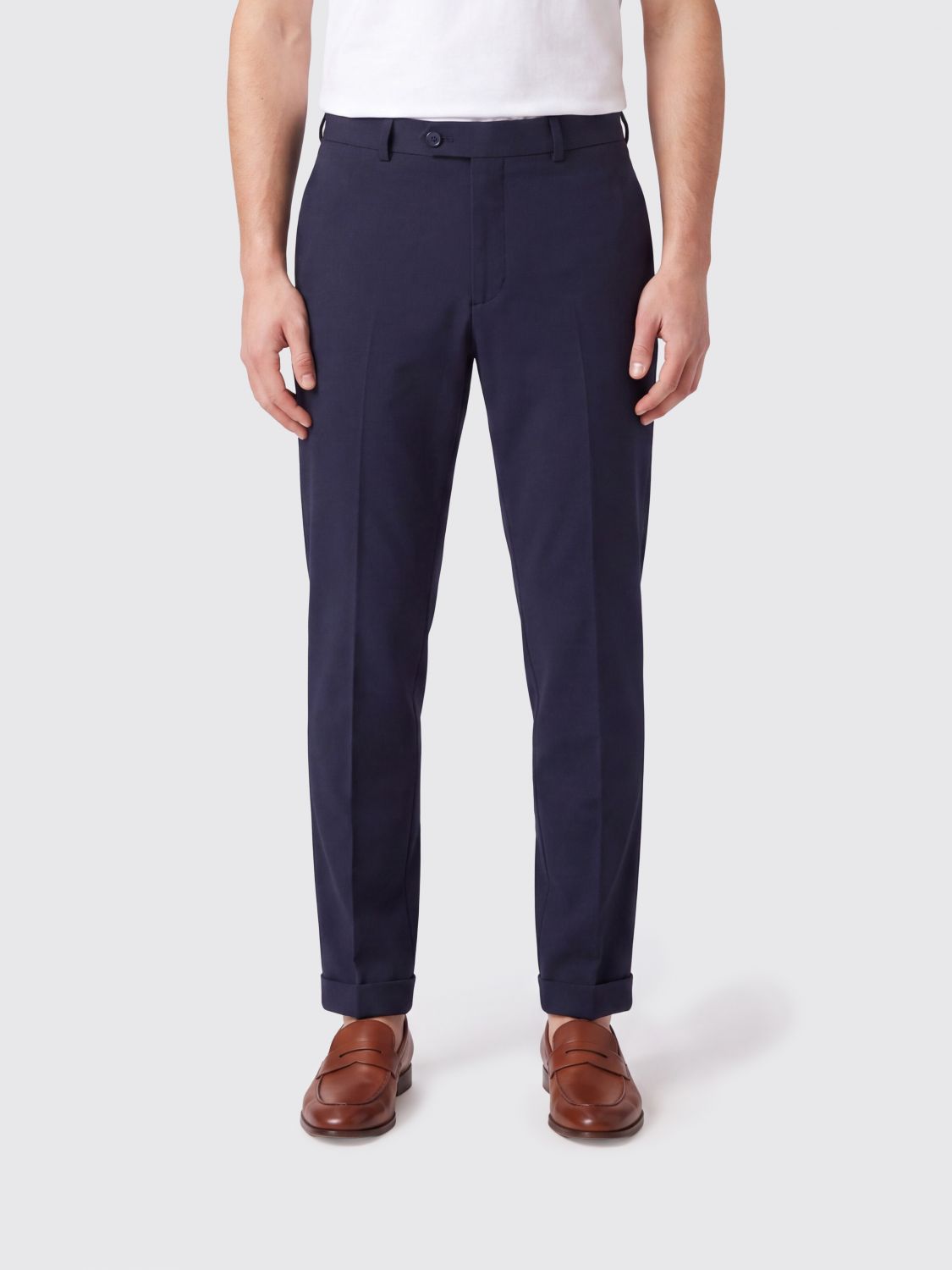 RRD PANTS: RRD Surflex Winter Slim Fit Chino Trousers in SURFLEX® Technical Fabric, Black - Img 1