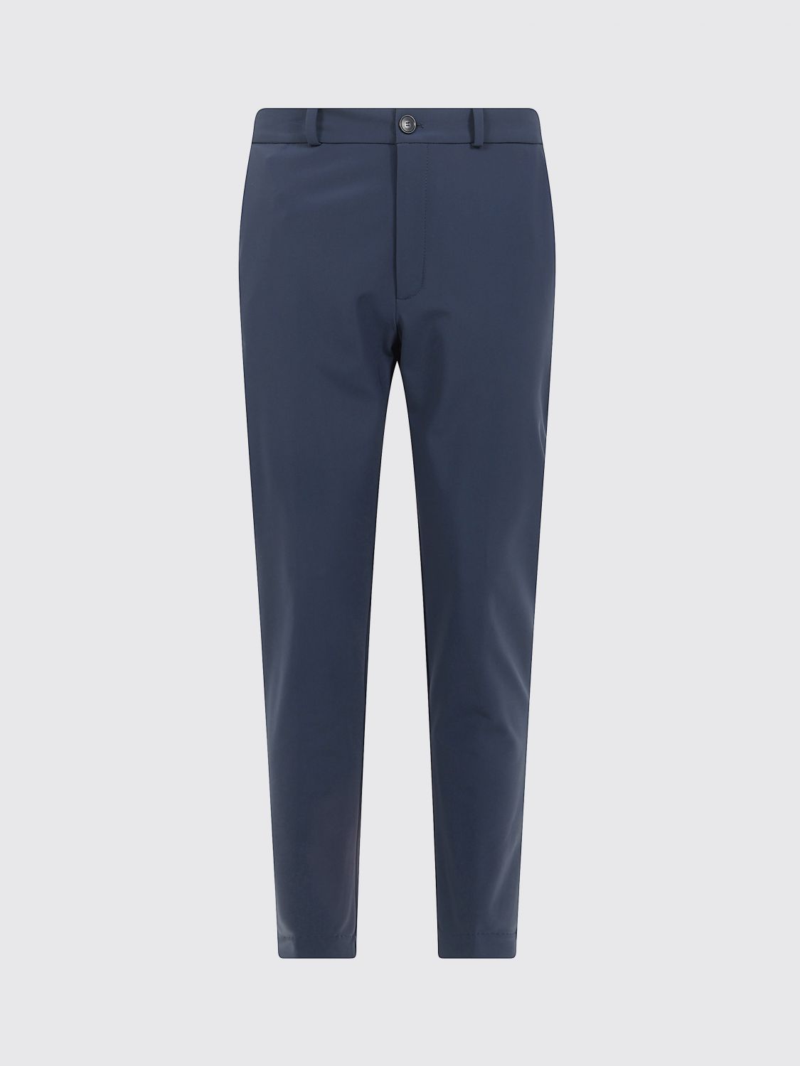 RRD PANTS: Slim Fit Chino Trousers RRD in Technical Jersey with Mid-Rise Waist, Grey - Img 2