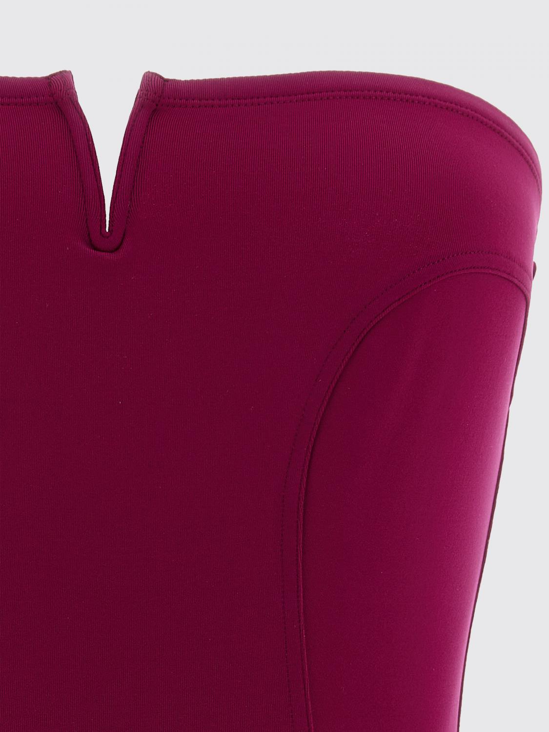 ERES BADEMODE: Badeanzug Eres mit Tropfenausschnitt und schulterfreiem Design, Fuchsia - Img 4