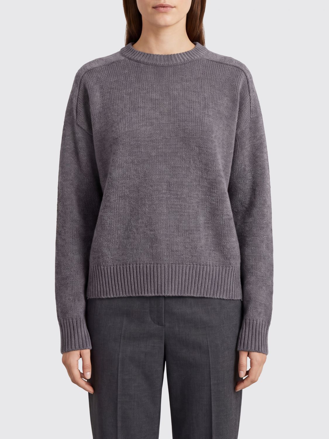 LOULOU DE SAISON PULLOVER: Rollkragenpullover Loulou De Saison aus Wolle und Kaschmir mit Rippbündchen, Braun - Img 1