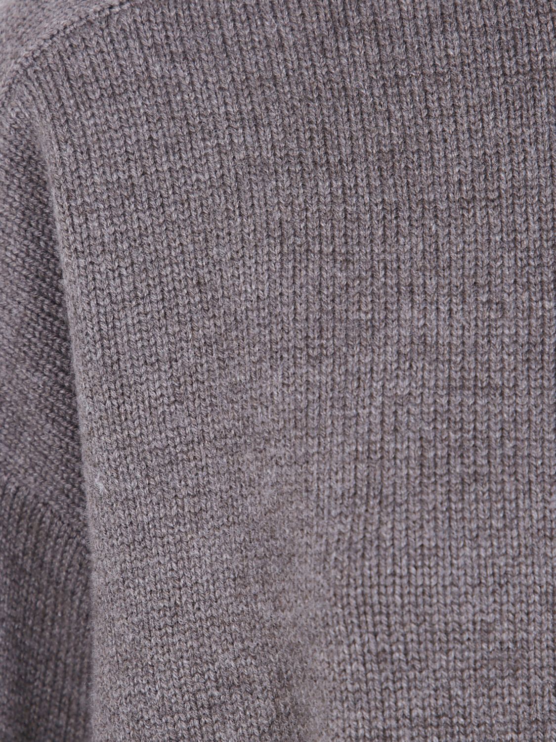 LOULOU DE SAISON PULLOVER: Rollkragenpullover Loulou De Saison aus Wolle und Kaschmir mit Rippbündchen, Braun - Img 4