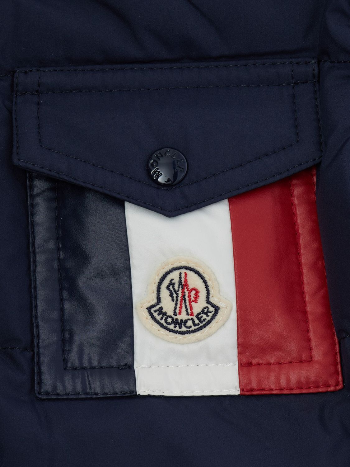 MONCLER PULL: Pull enfant Moncler, Bleu Marine - Img 3