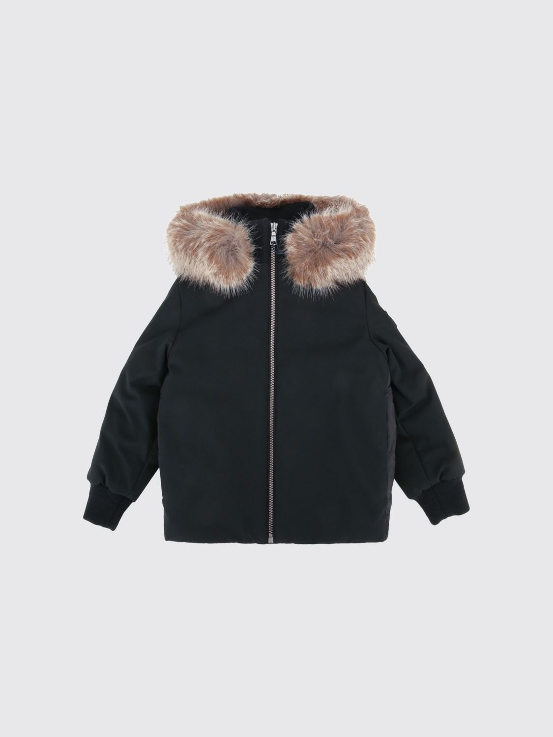 MONCLER JACKET: Jacket kids Moncler, Black - Img 1