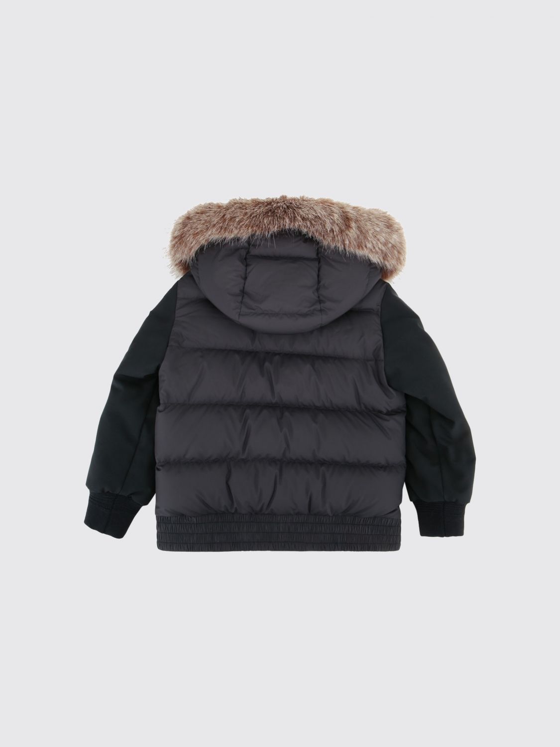 MONCLER JACKET: Jacket kids Moncler, Black - Img 2