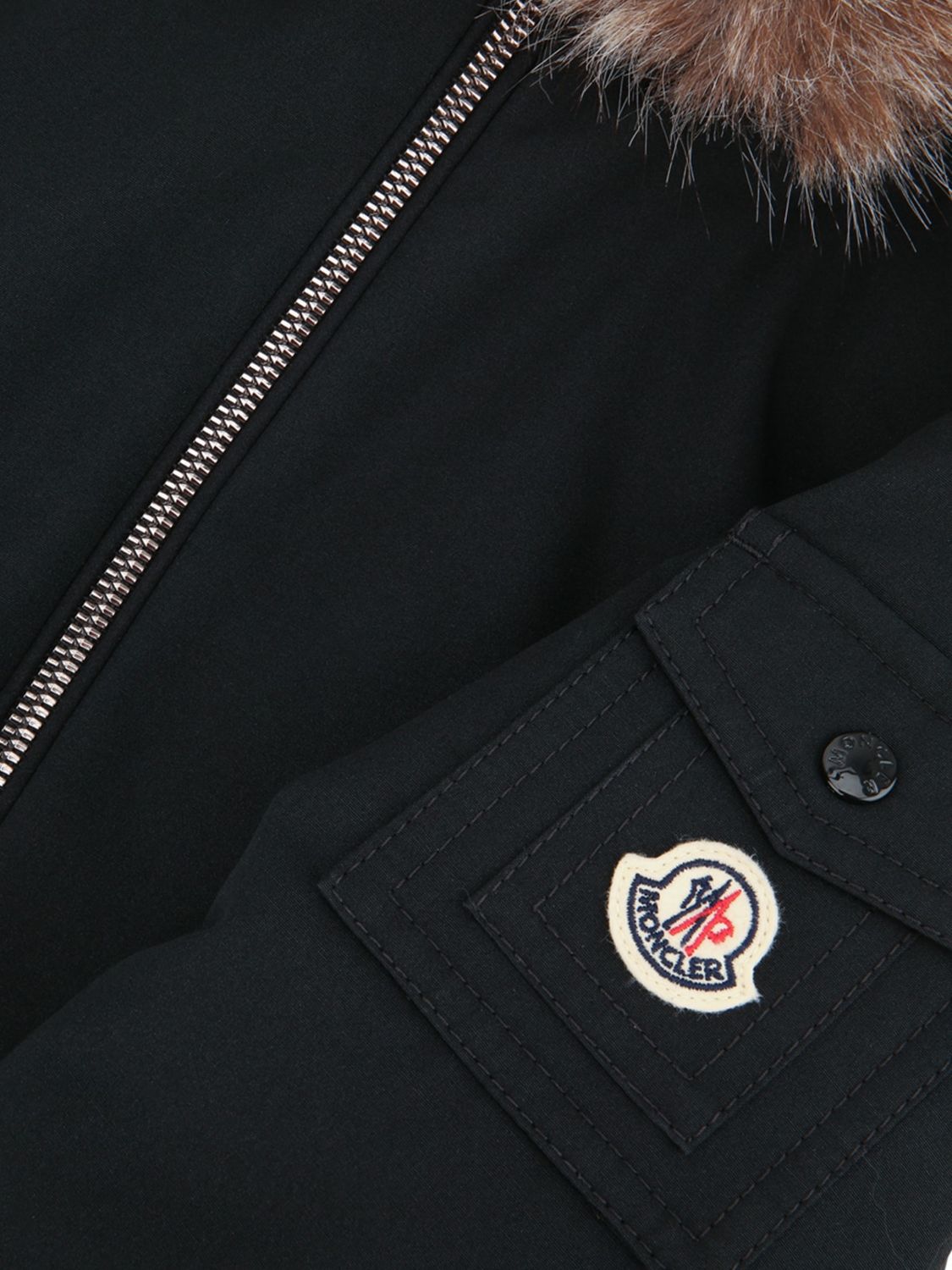 MONCLER JACKET: Jacket kids Moncler, Black - Img 3