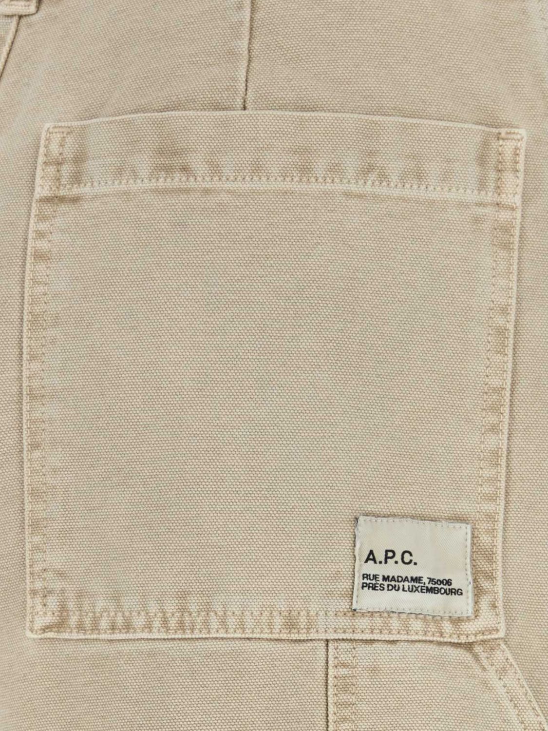 A.P.C. PANTS: Pants men A.P.C., Mastic - Img 4