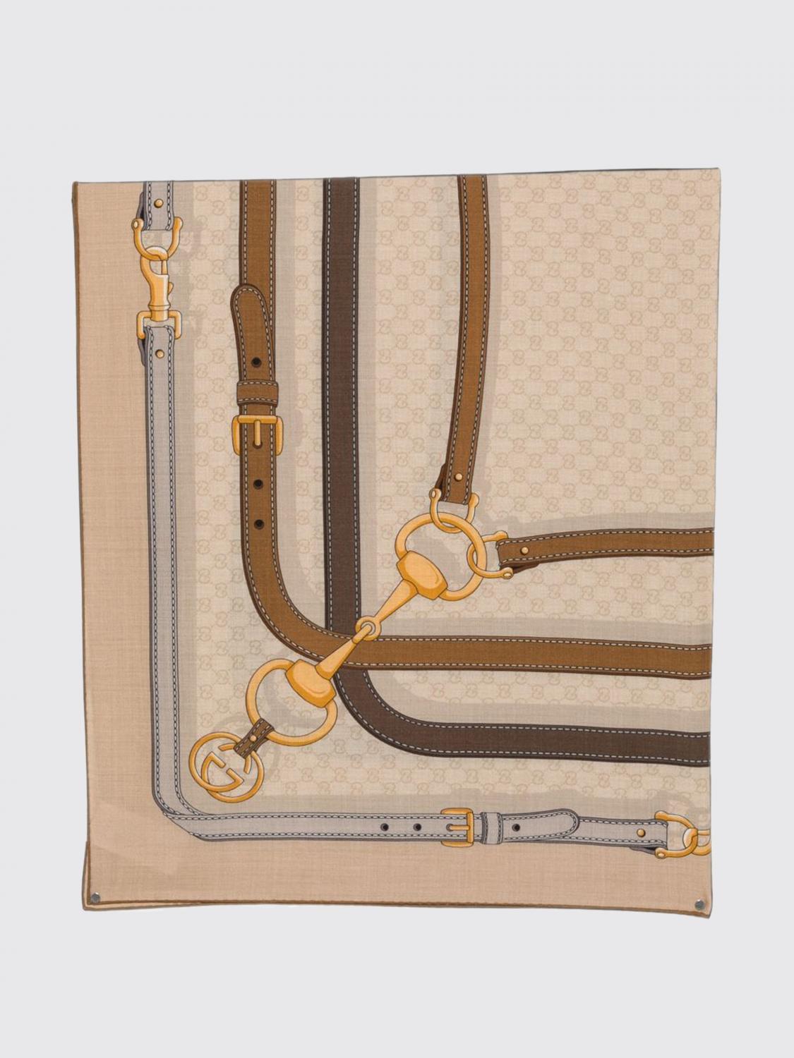 GUCCI BUFANDA: Bufanda mujer Gucci, Beige - Img 1