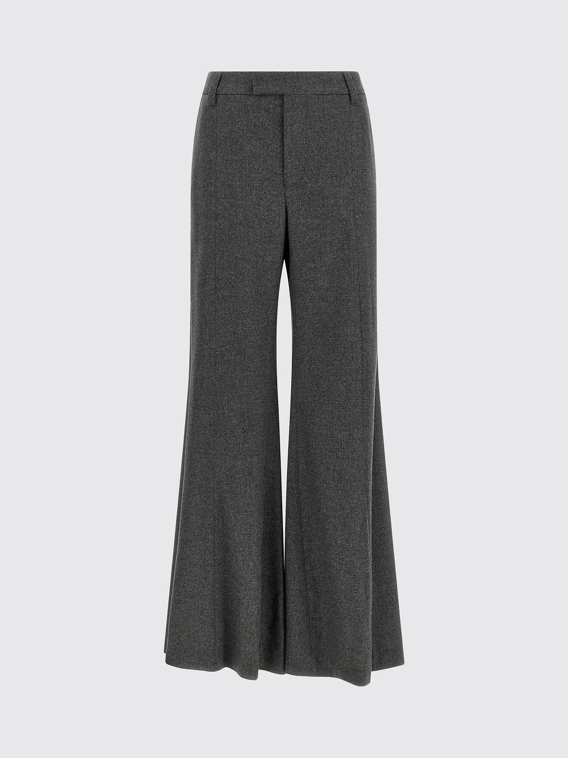 BRUNELLO CUCINELLI HOSE: Ausgestellte Brunello Cucinelli Hose aus Schurwolle mit mittlerer Taille, Grün - Img 2