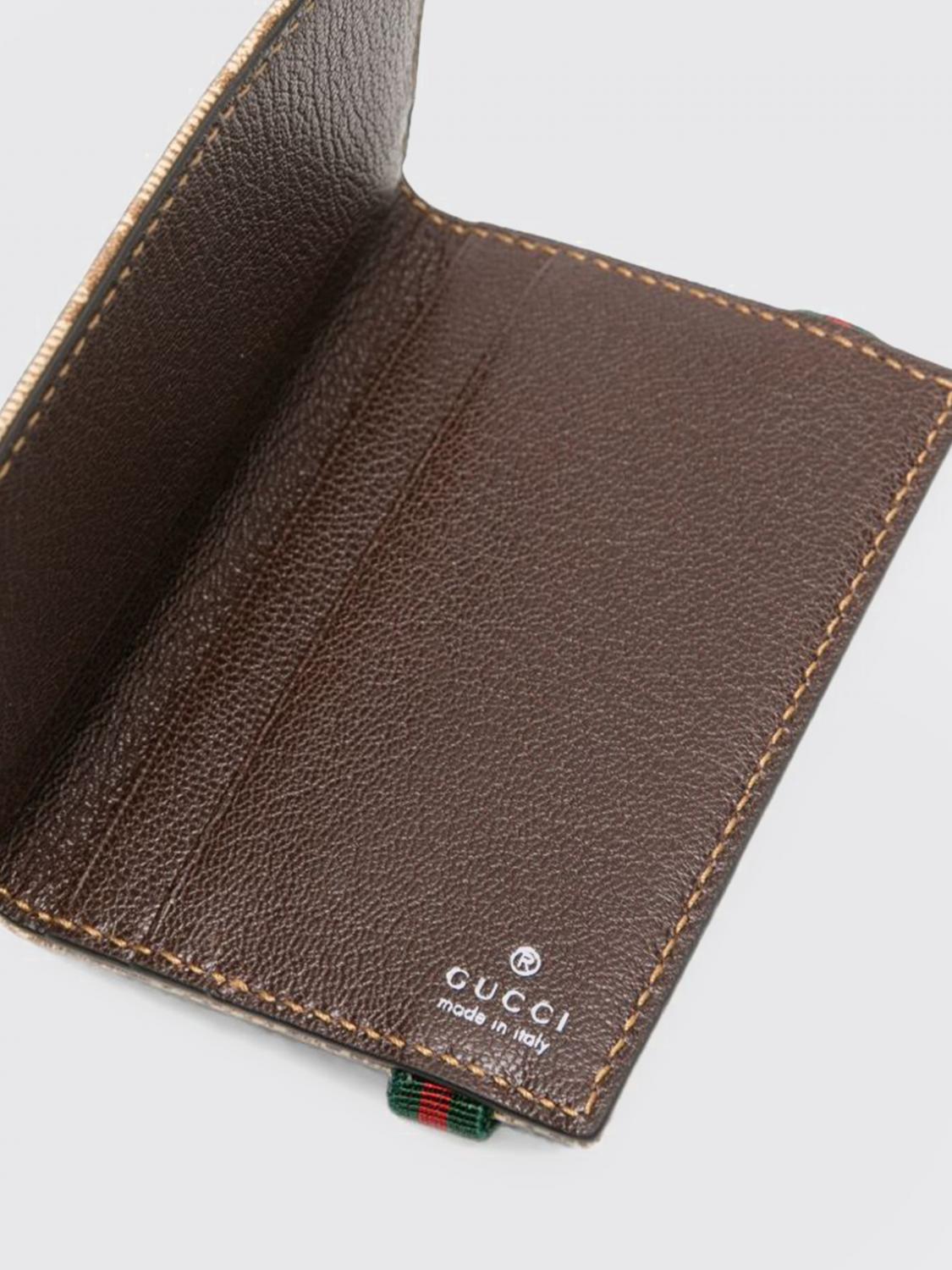 GUCCI WALLET: Wallet men Gucci, Beige - Img 3
