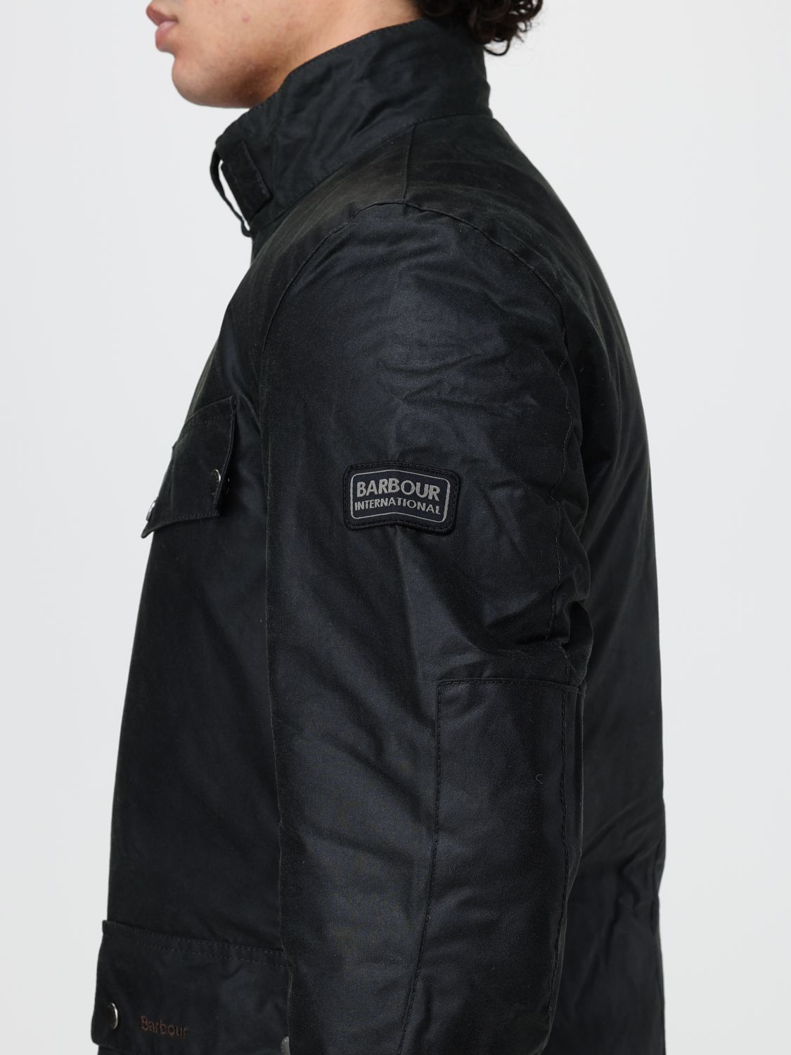 BARBOUR INTERNATIONAL 外套: 外套 男士 Barbour International, 棕色 - Img 4