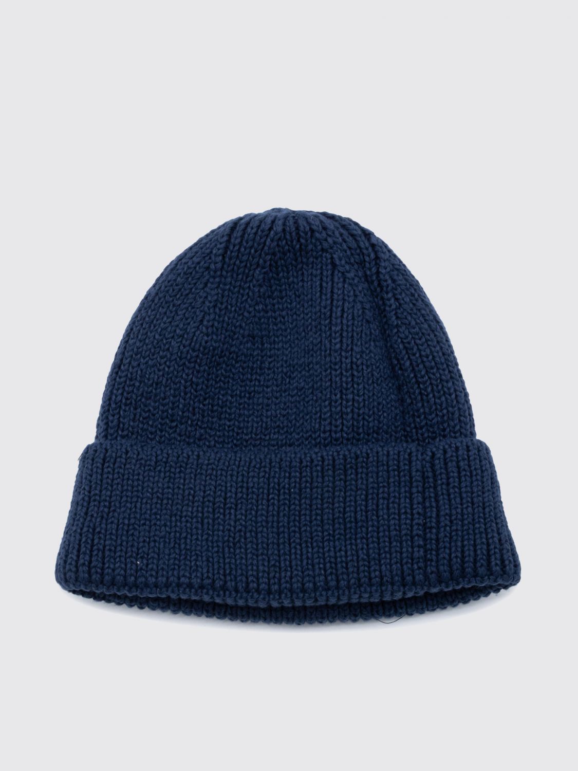 THE NORTH FACE HAT: TNF Recycled Polyester Beanie The North Face with Embroidered Logo, Navy - Img 2