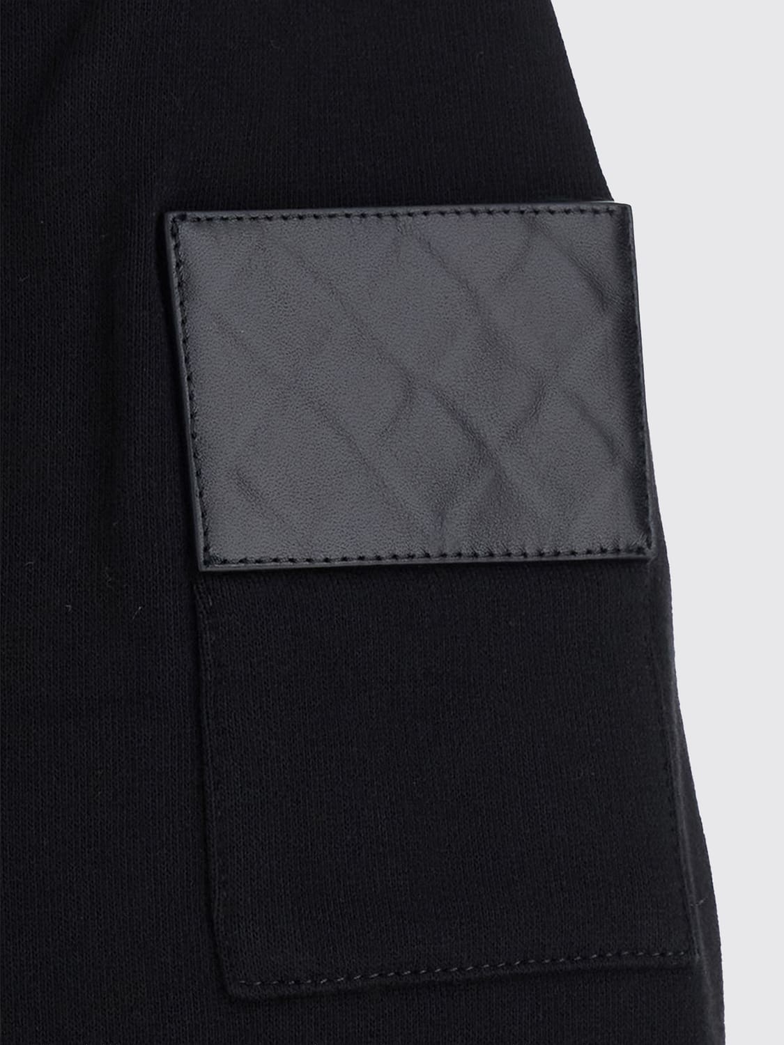 BOTTEGA VENETA POLO SHIRT: Bottega Veneta Long-Sleeved Cotton Polo Shirt with Patch Pocket, Black - Img 4