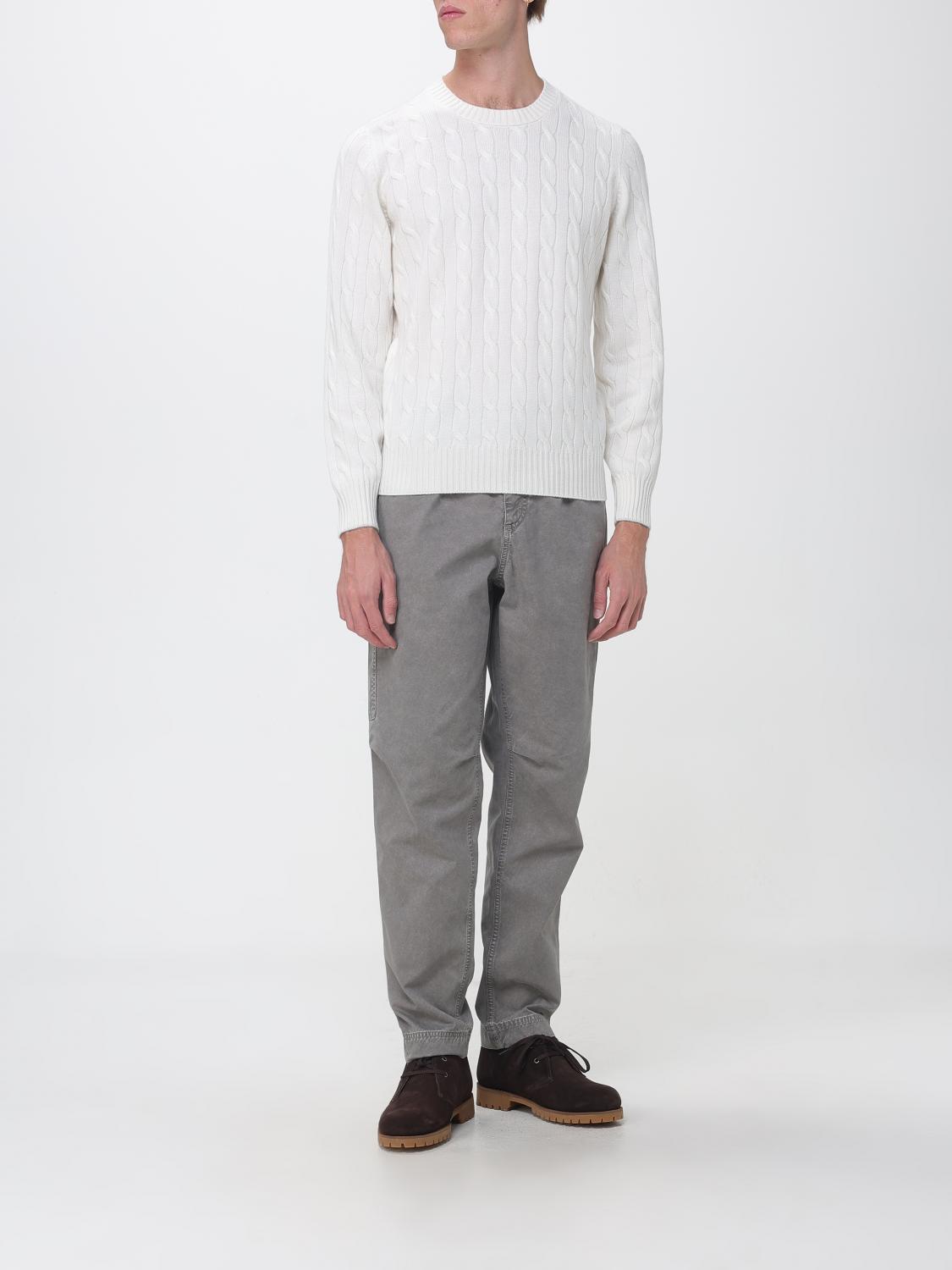 BRUNELLO CUCINELLI 팬츠: 팬츠 남성 Brunello Cucinelli, 그레이 - Img 2