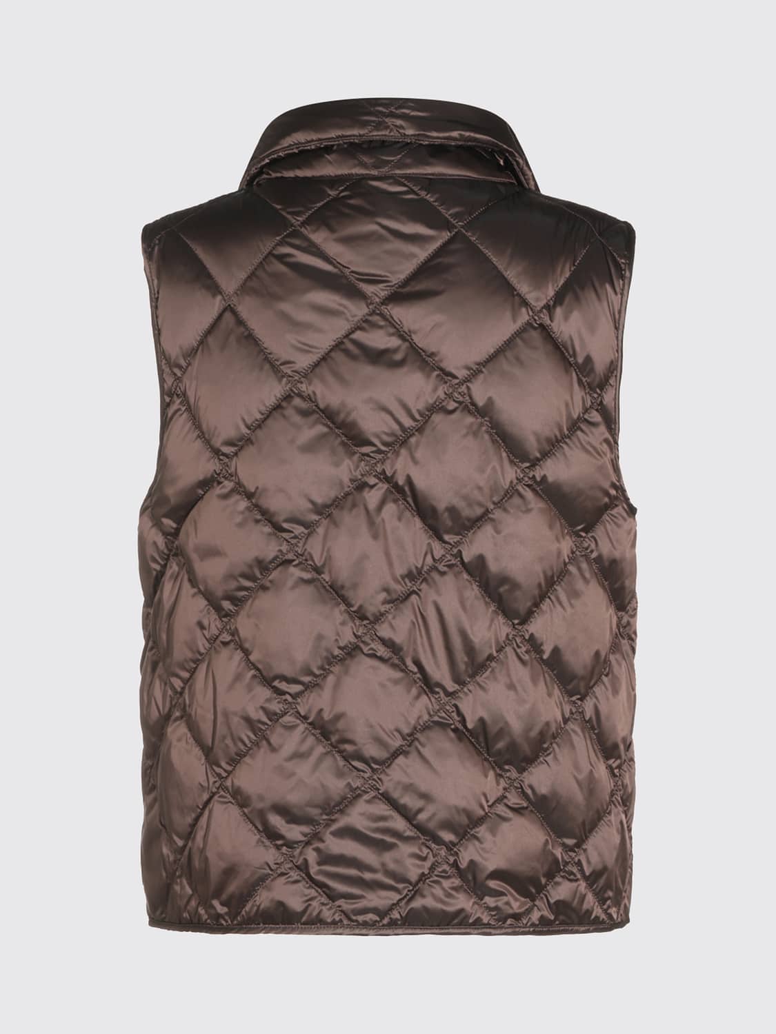 MAX MARA THE CUBE CHALECO: Chaleco acolchado Tregic Max Mara The Cube de nailon con cuello alto, Bronce - Img 3