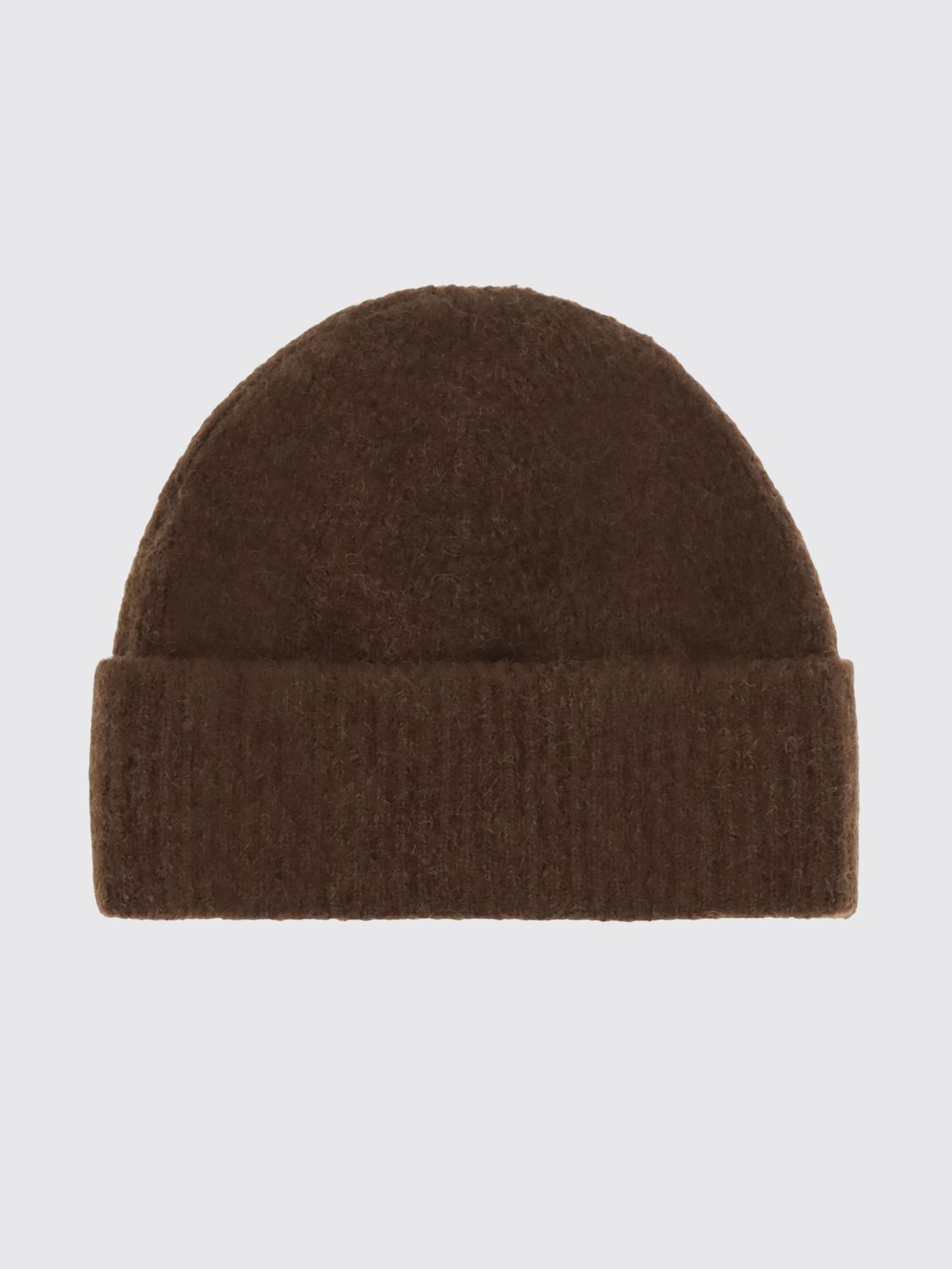 AMI PARIS HAT: Hat men Ami Paris, Brown - Img 2
