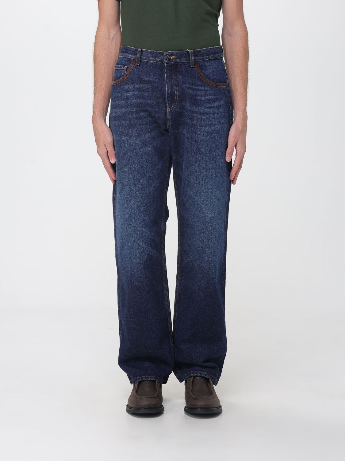 ETRO PANTS: Pants men Etro, Navy - Img 1