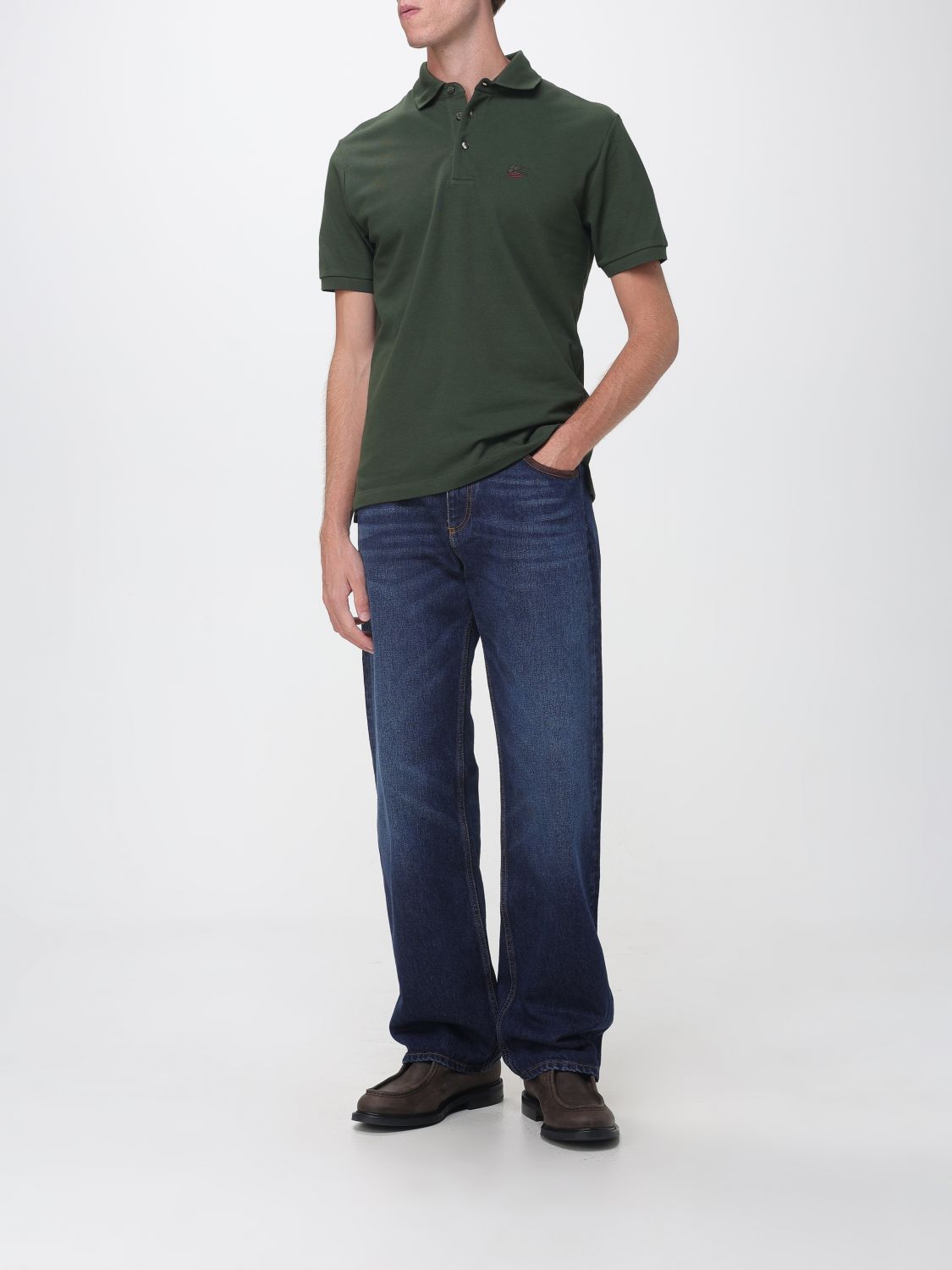 ETRO PANTS: Pants men Etro, Navy - Img 2