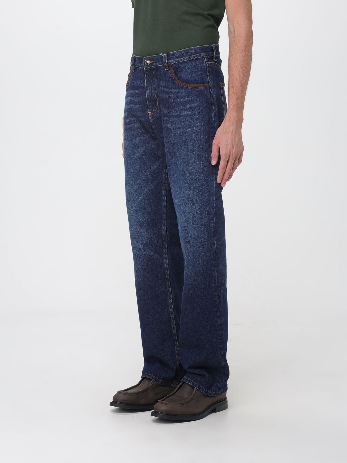 ETRO PANTS: Pants men Etro, Navy - Img 4