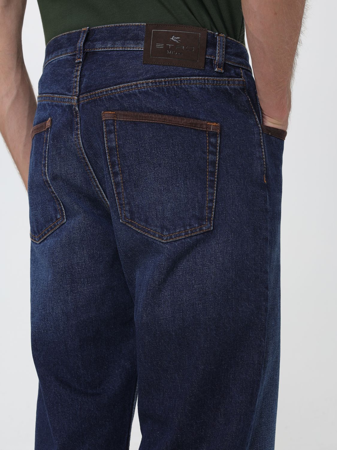 ETRO PANTS: Pants men Etro, Navy - Img 5