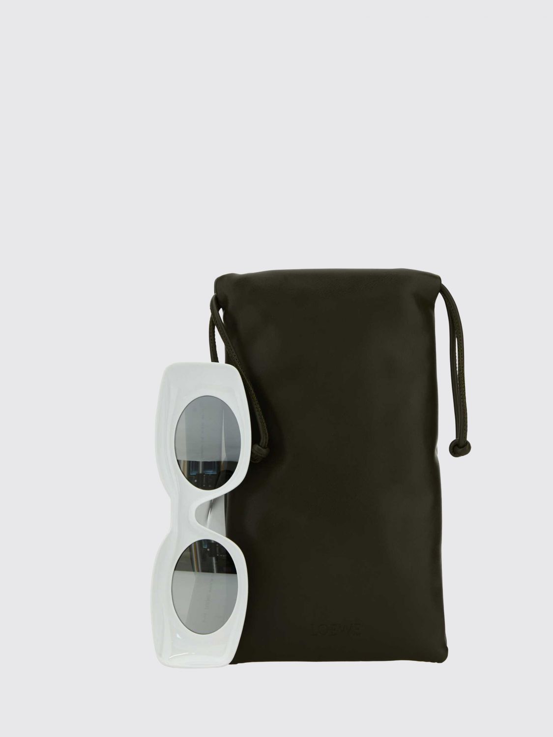 LOEWE サングラス: サングラス メンズ Loewe, ホワイト - Img 3