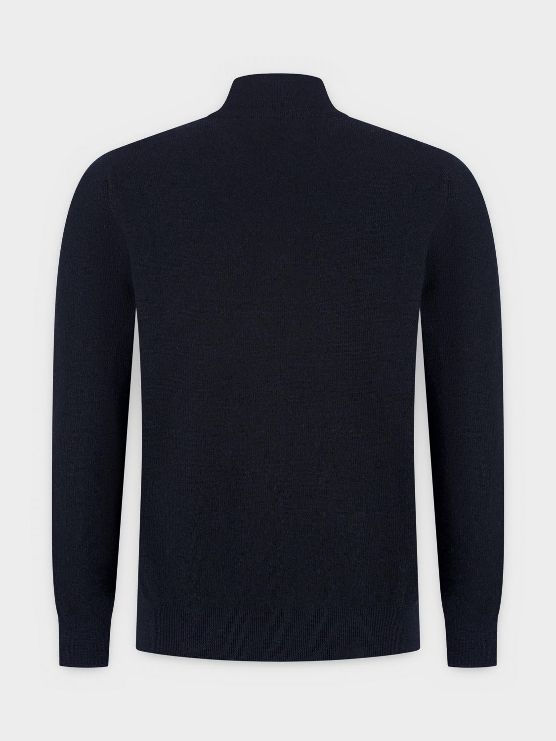 BRIONI SWEATER: Brioni Half-Zip Turtleneck Jumper in Cashmere and Wool Blend, Navy - Img 3