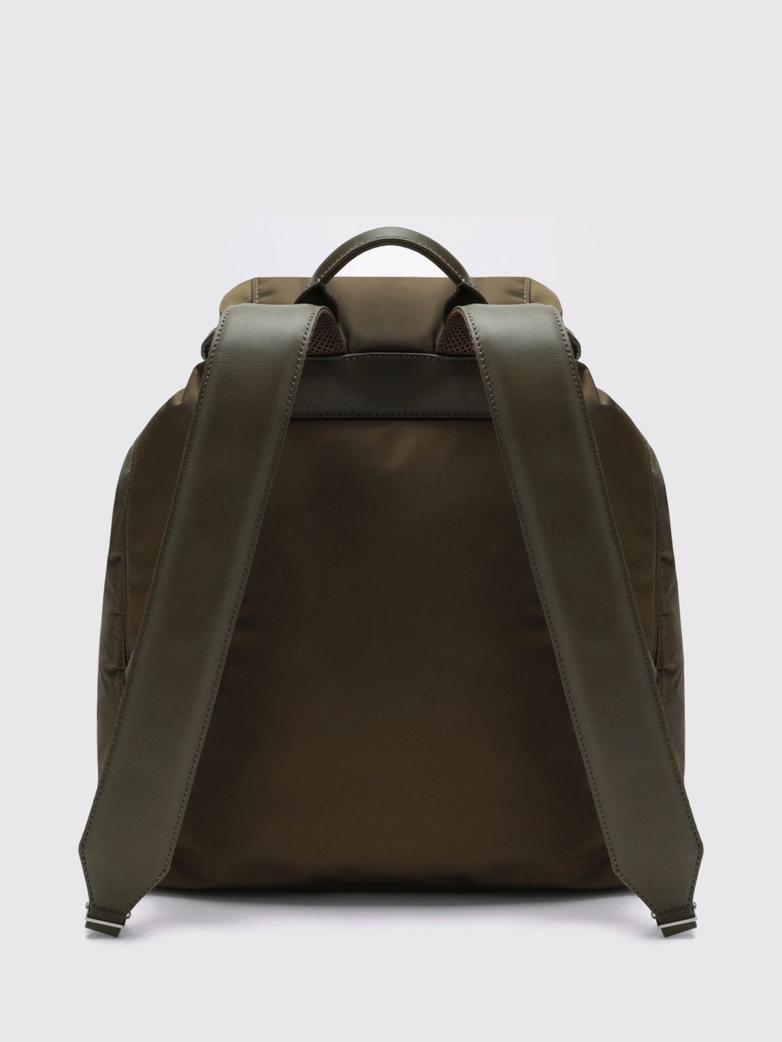AMI PARIS BACKPACK: Ami Paris Marcel Polyamide Backpack with Flap Closure and Padded Shoulder Straps, Beige - Img 2