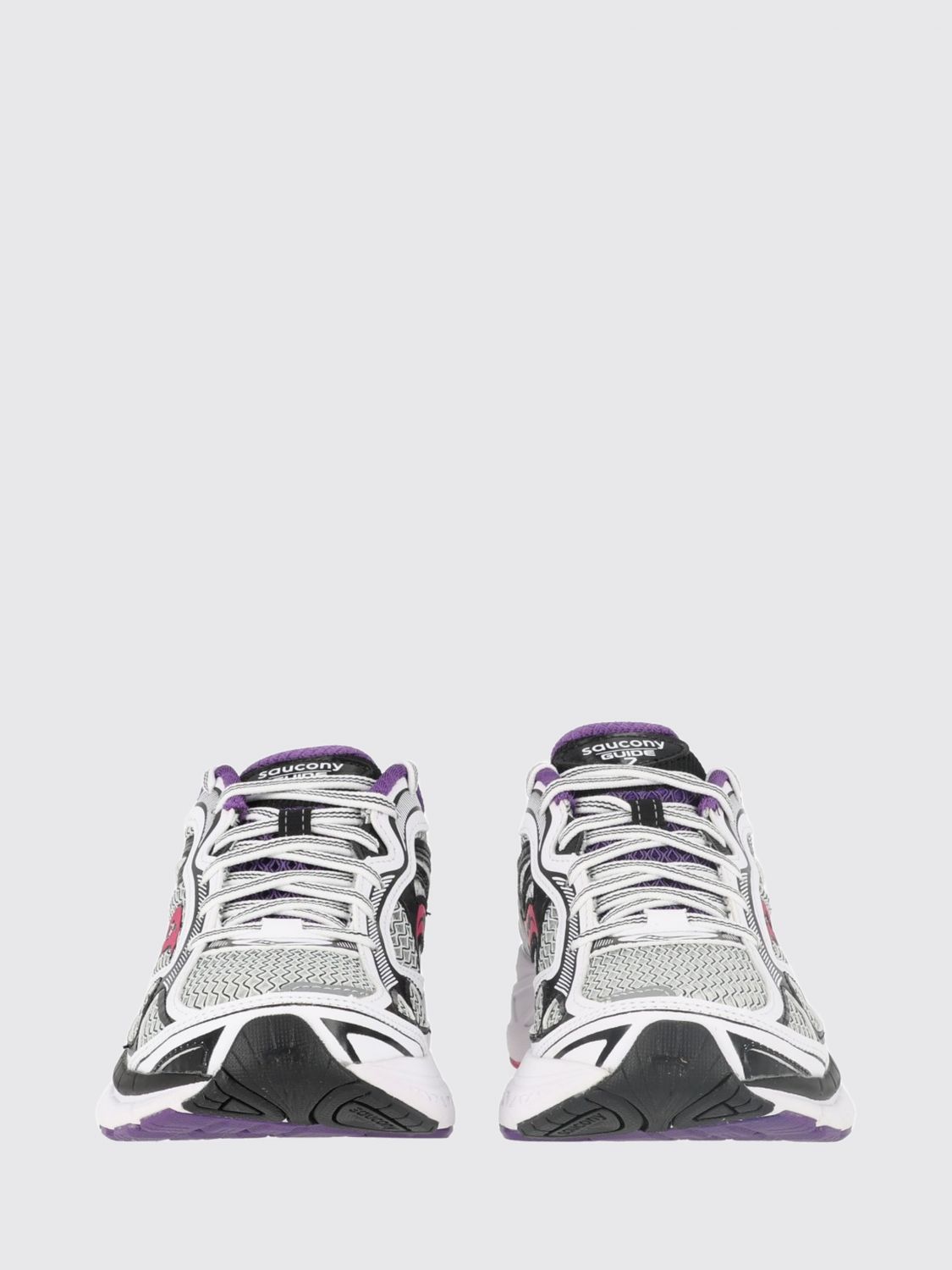 SAUCONY SNEAKERS: Sneakers Progrid Guide 7 Saucony low top in mesh e materiali sintetici, Bianco - Img 3