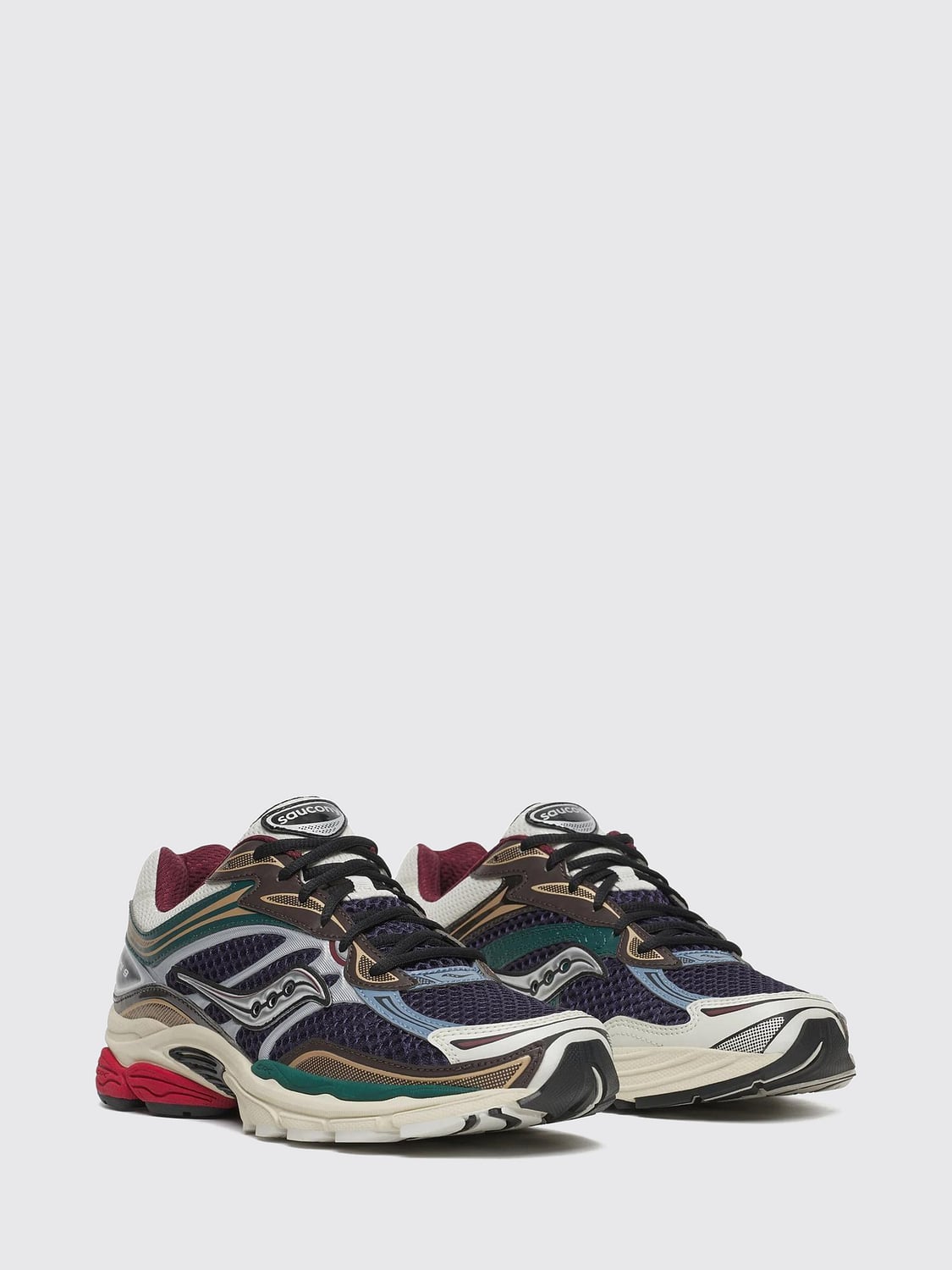 SAUCONY SNEAKERS: Sneakers ProGrid Omni 9 OG Saucony low top stringate con dettagli in mesh, Fantasia - Img 2