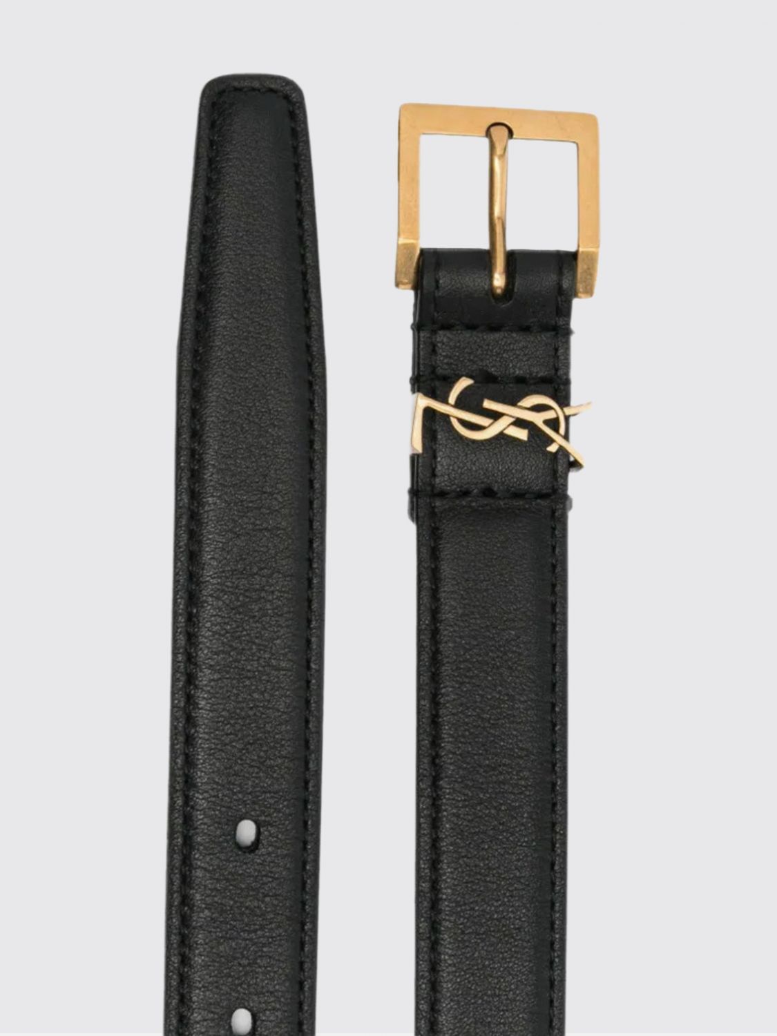SAINT LAURENT GÜRTEL: Gürtel herren Saint Laurent, Schwarz - Img 2