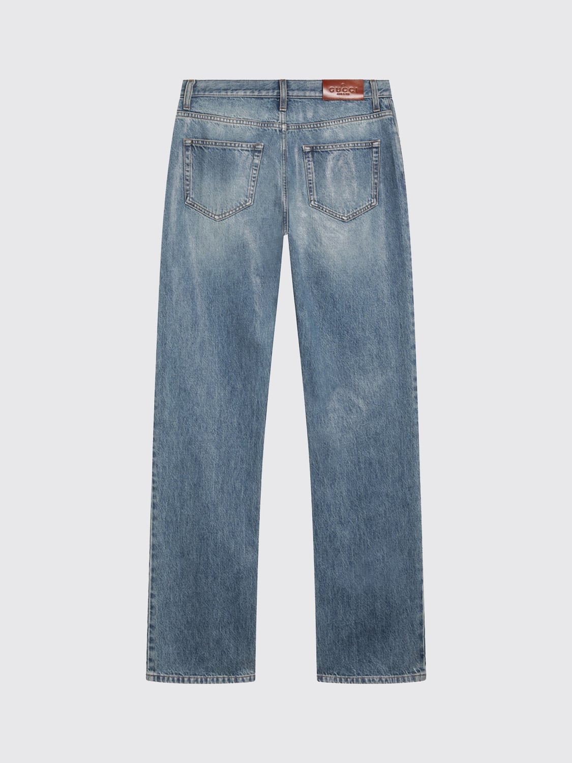 GUCCI PANTALONI: Pantaloni donna Gucci, Blue - Img 3