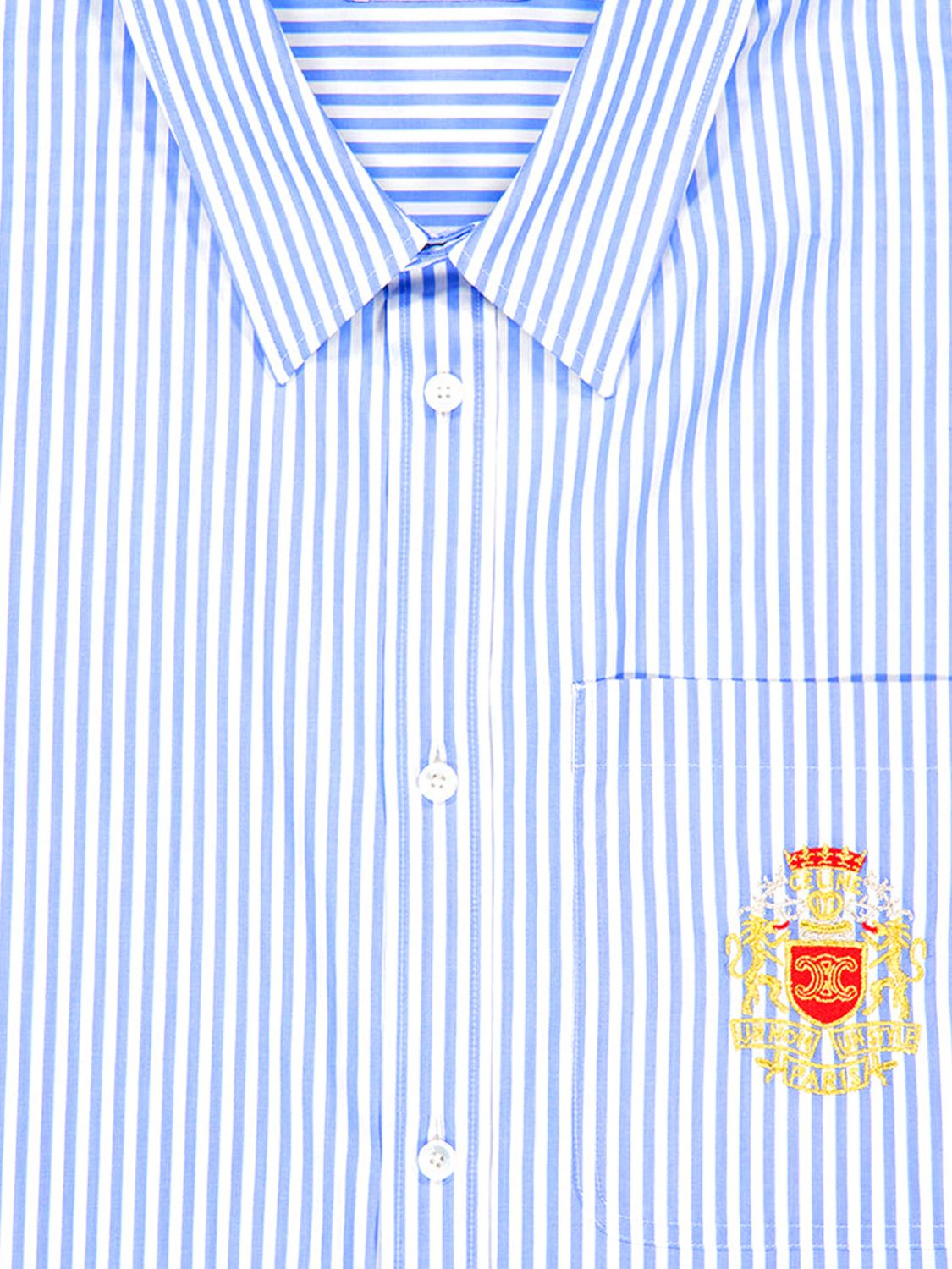 CELINE CAMISA: Camisa hombre Celine, Azul Oscuro - Img 4