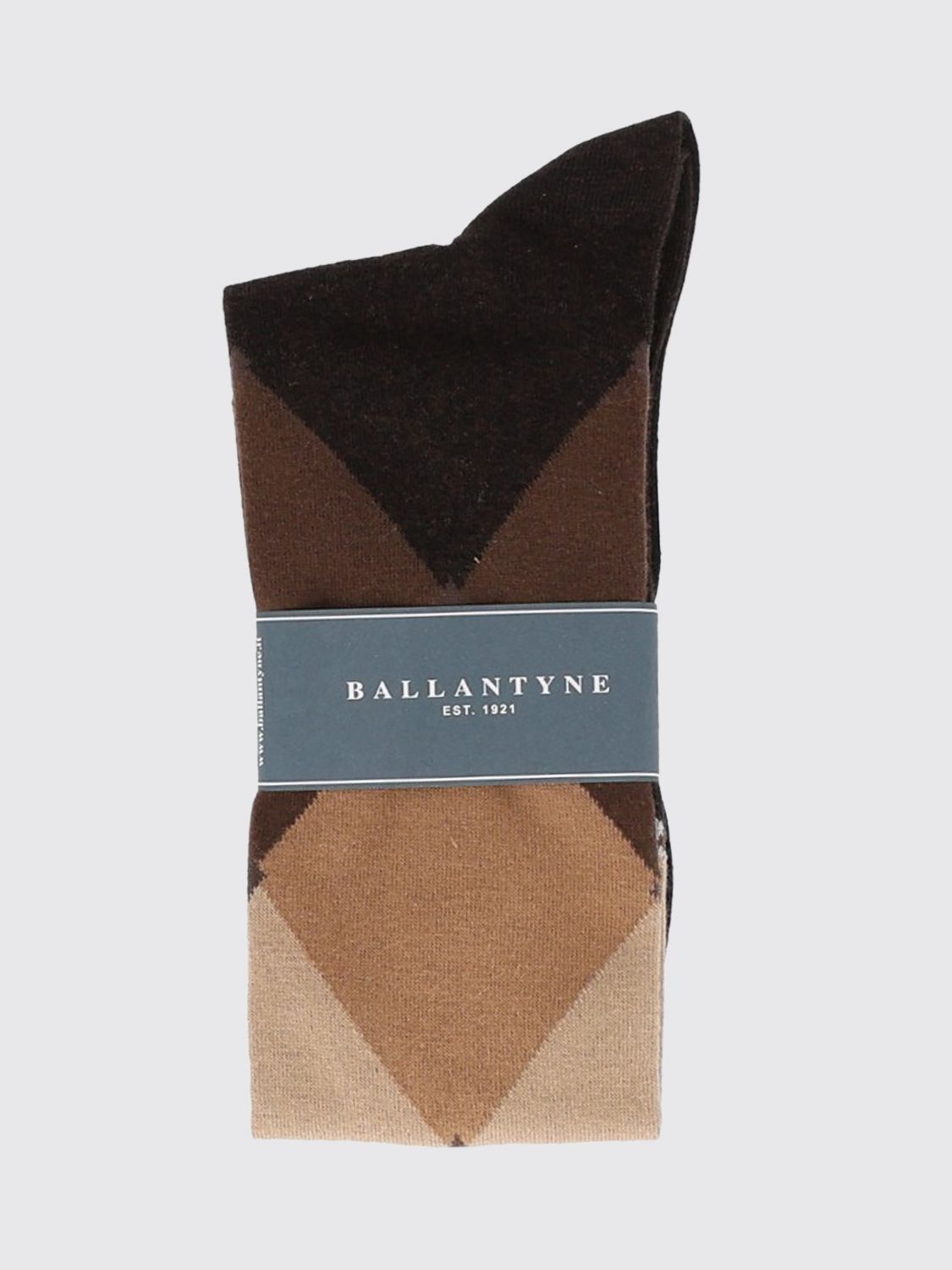 BALLANTYNE SOCKS: Socks men Ballantyne, Brown - Img 2