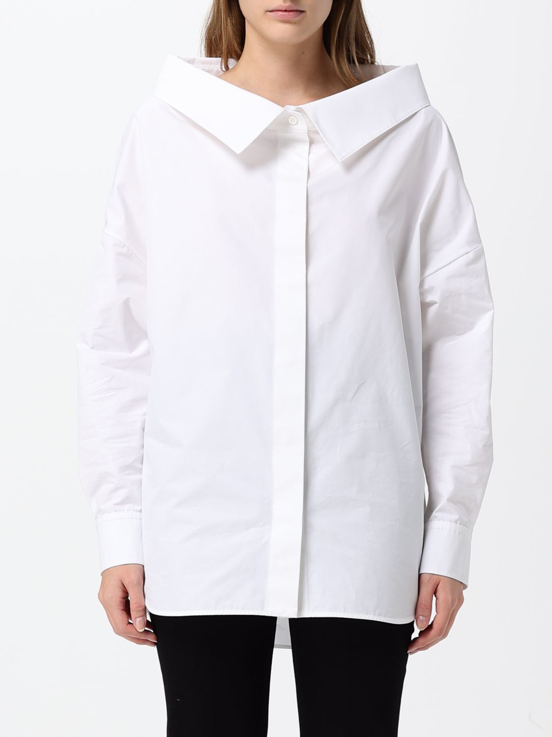 BALENCIAGA HEMDBLUSE: Hemdbluse damen Balenciaga, Weiß - Img 1