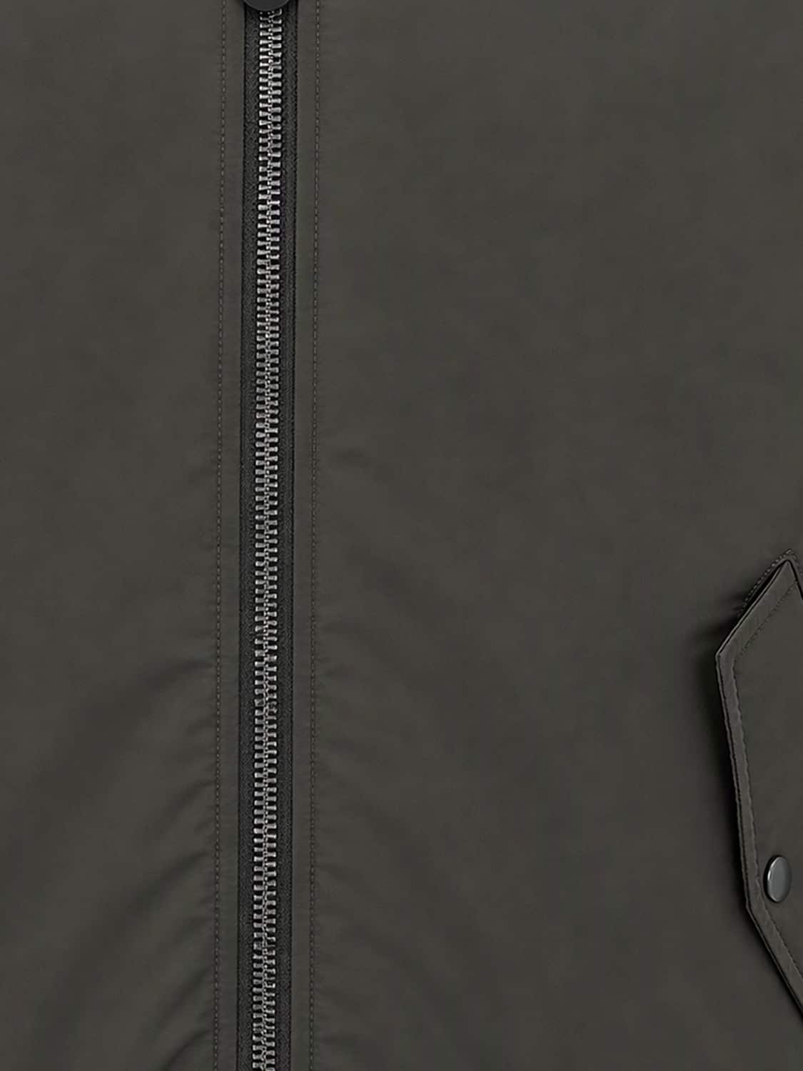 ALPHA INDUSTRIES JACKET: Relaxed Fit Nylon Bomber Jacket Alpha Industries with Contrast Logo, Grey - Img 4