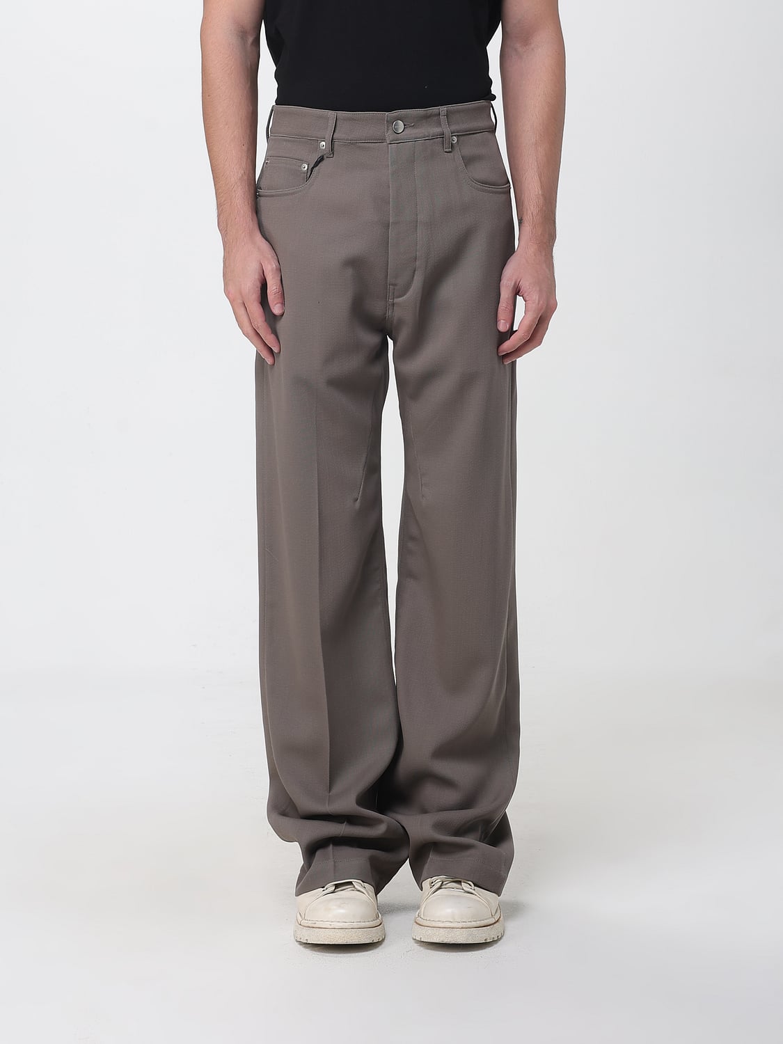 RICK OWENS 牛仔裤: 牛仔裤 男士 Rick Owens, 灰色 - Img 1