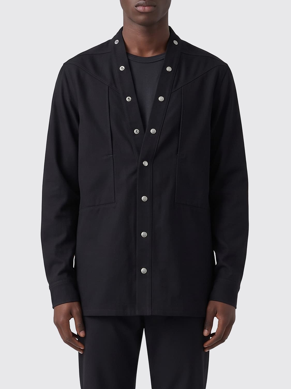 RICK OWENS SHIRT: Shirt men Rick Owens, Black - Img 1