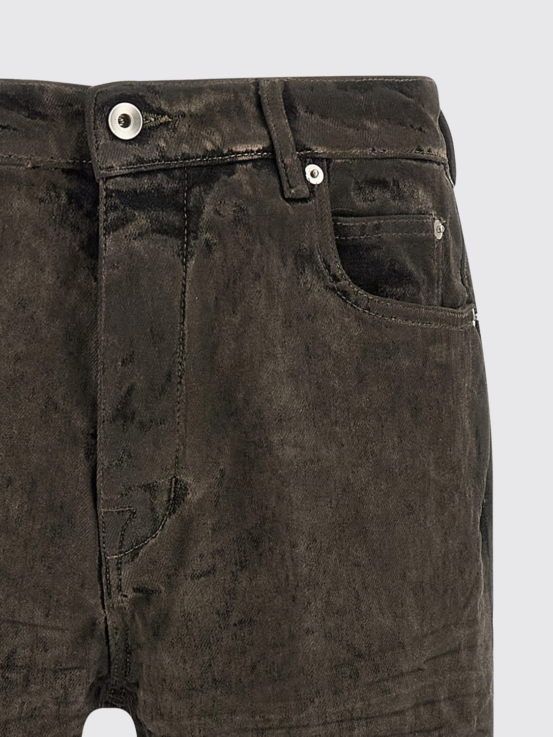 RICK OWENS ショートパンツ: ショートパンツ メンズ Rick Owens, グレー - Img 3