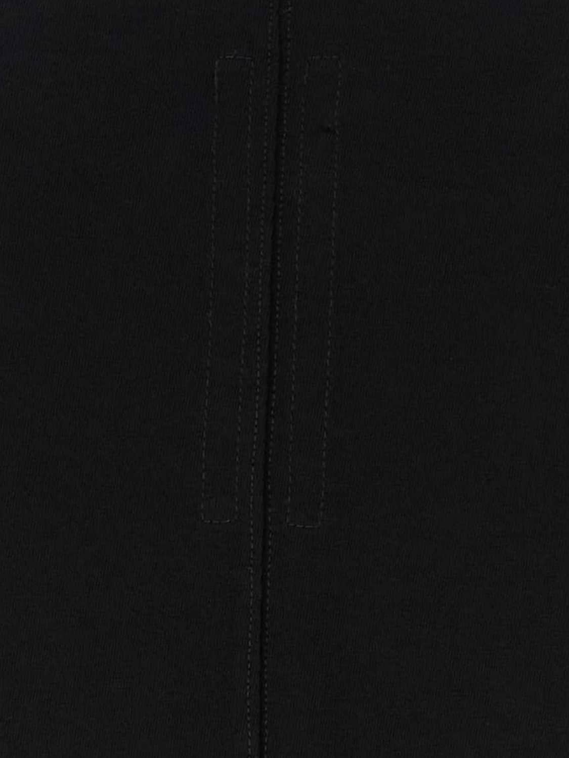 RICK OWENS T-SHIRT: T-Shirt Rick Owens mit Rundhalsausschnitt aus reiner Baumwolle in zeitgenössischem Design, Schwarz - Img 4