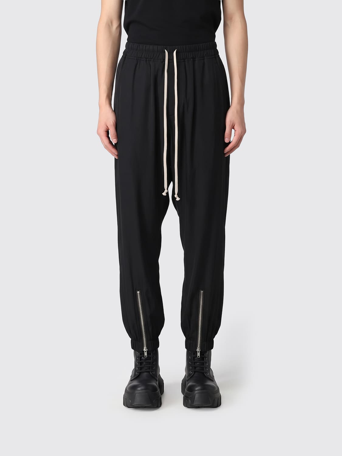 RICK OWENS PANTS: Pants men Rick Owens, Black - Img 1