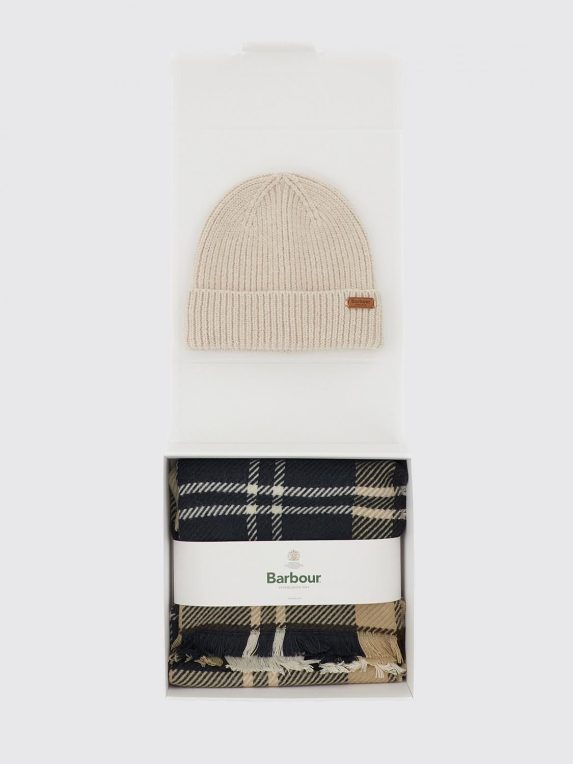 BARBOUR SCHAL: Zweiteiliges Geschenkset von Barbour mit Schal und Mütze mit Tartanmuster, Fa01 - Img 2