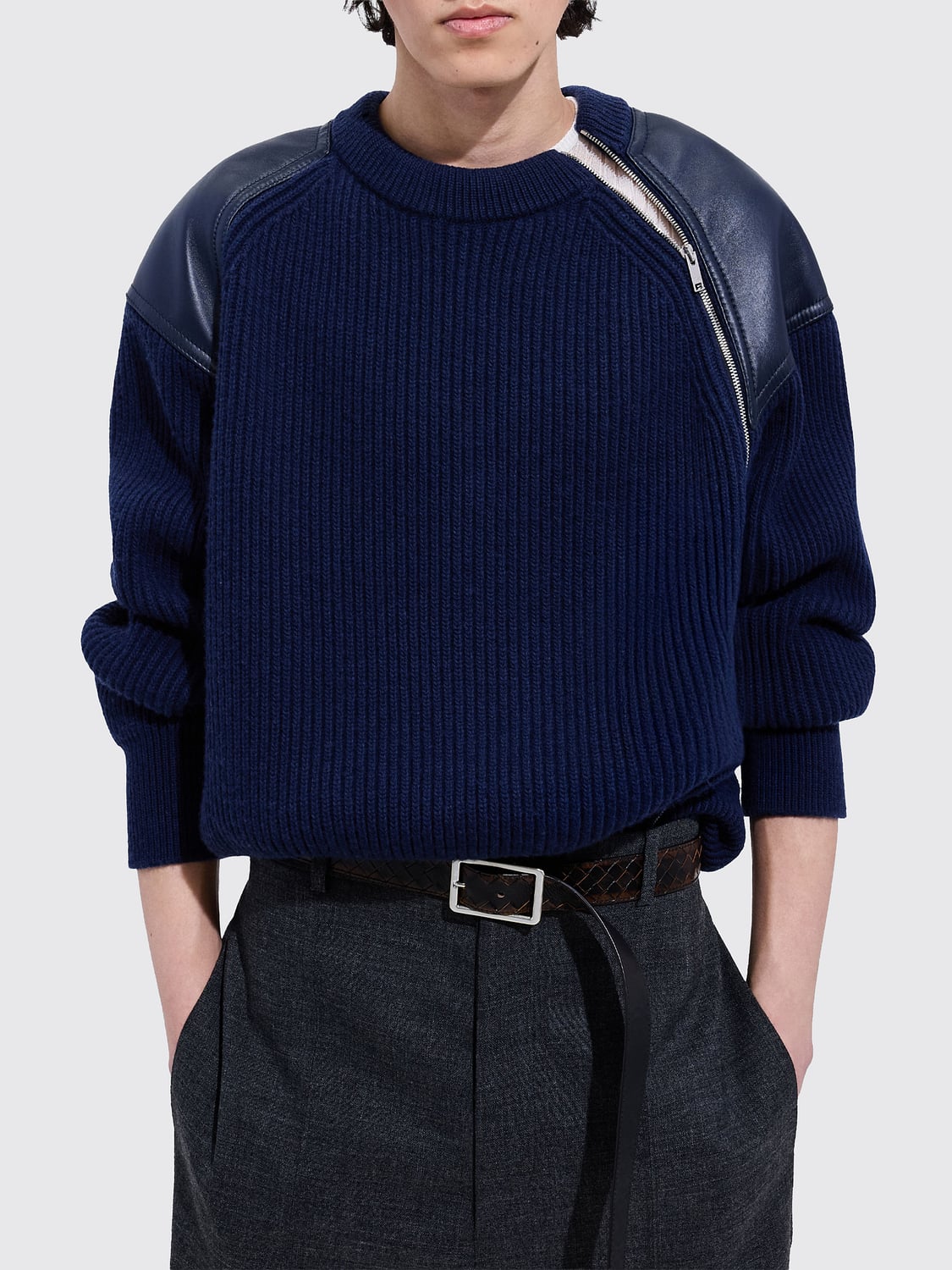 BOTTEGA VENETA PULLOVER: Pullover herren Bottega Veneta, Blau - Img 1