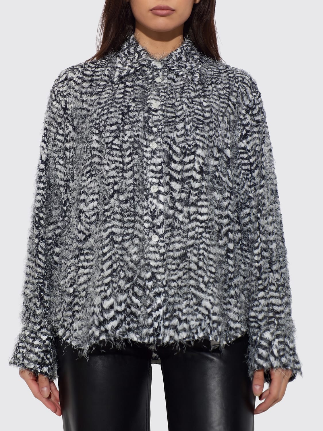 BOTTEGA VENETA CAMICIA: Camicia donna Bottega Veneta, Nero - Img 1