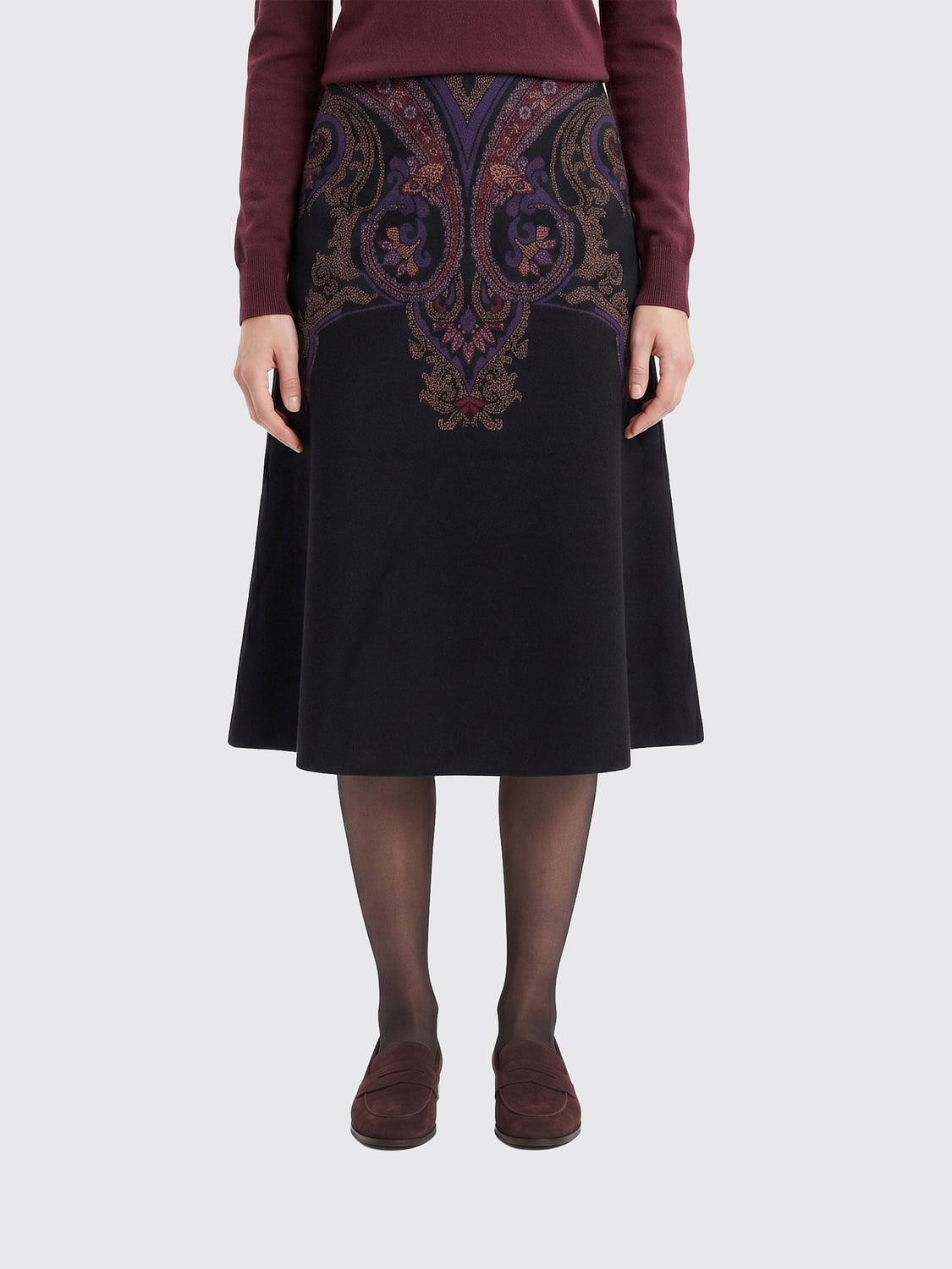 ETRO FALDA: Falda mujer Etro, Negro - Img 1