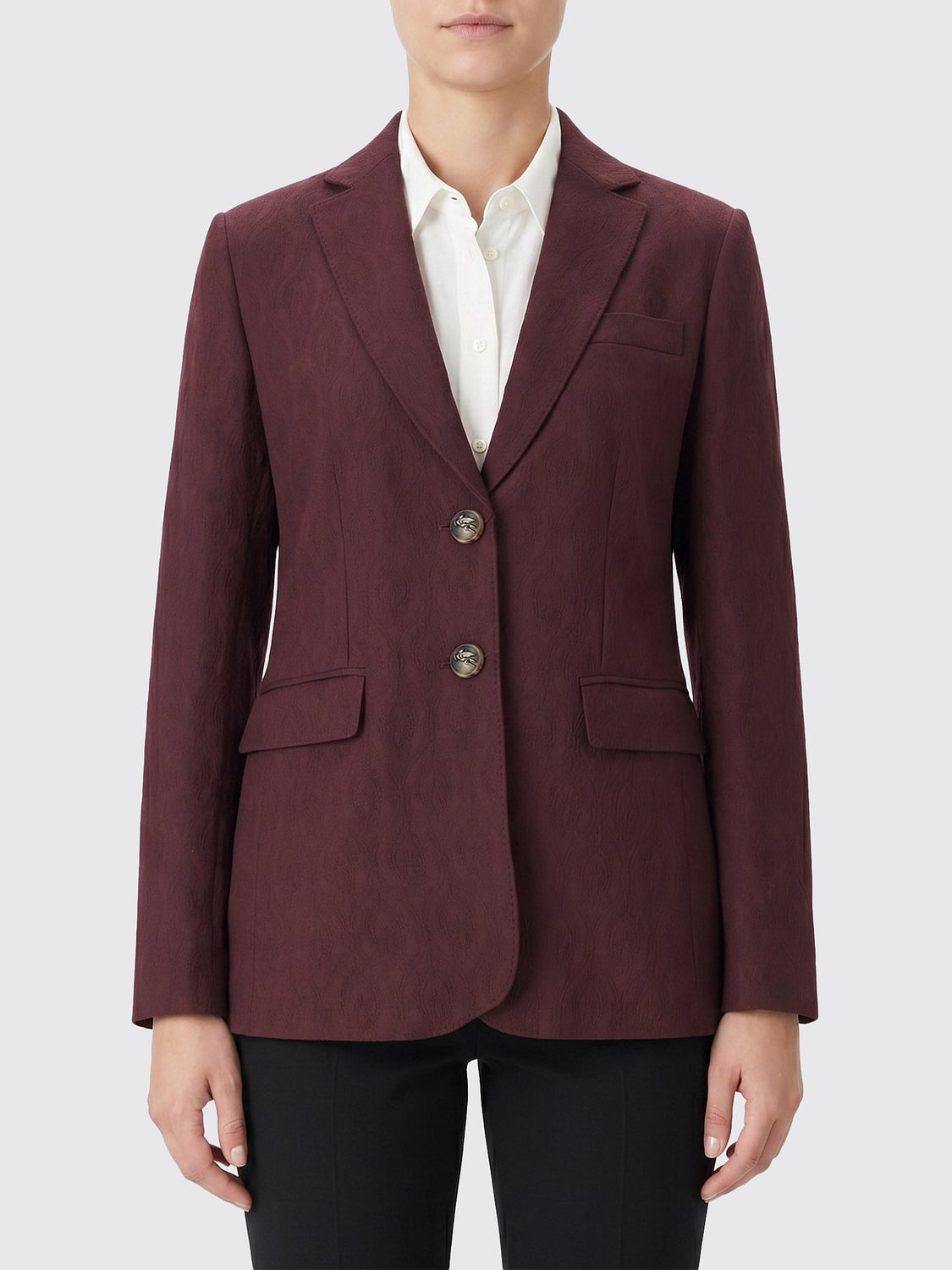 ETRO CHAQUETA: Chaqueta mujer Etro, Rojo - Img 1