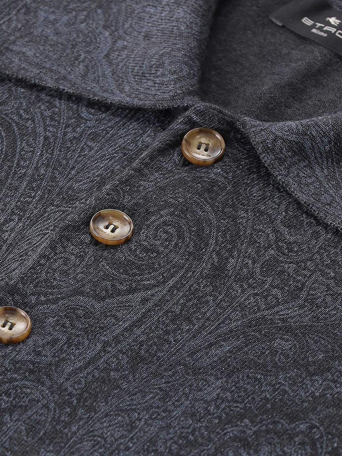 ETRO POLO: Polo uomo Etro, Grigio - Img 4