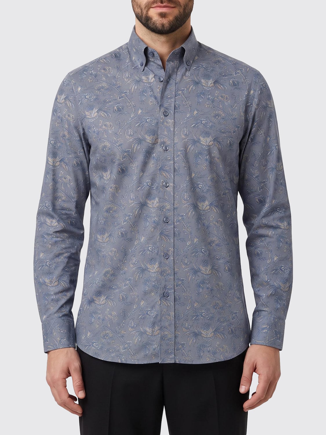 ETRO SHIRT: Shirt men Etro, Blue - Img 1