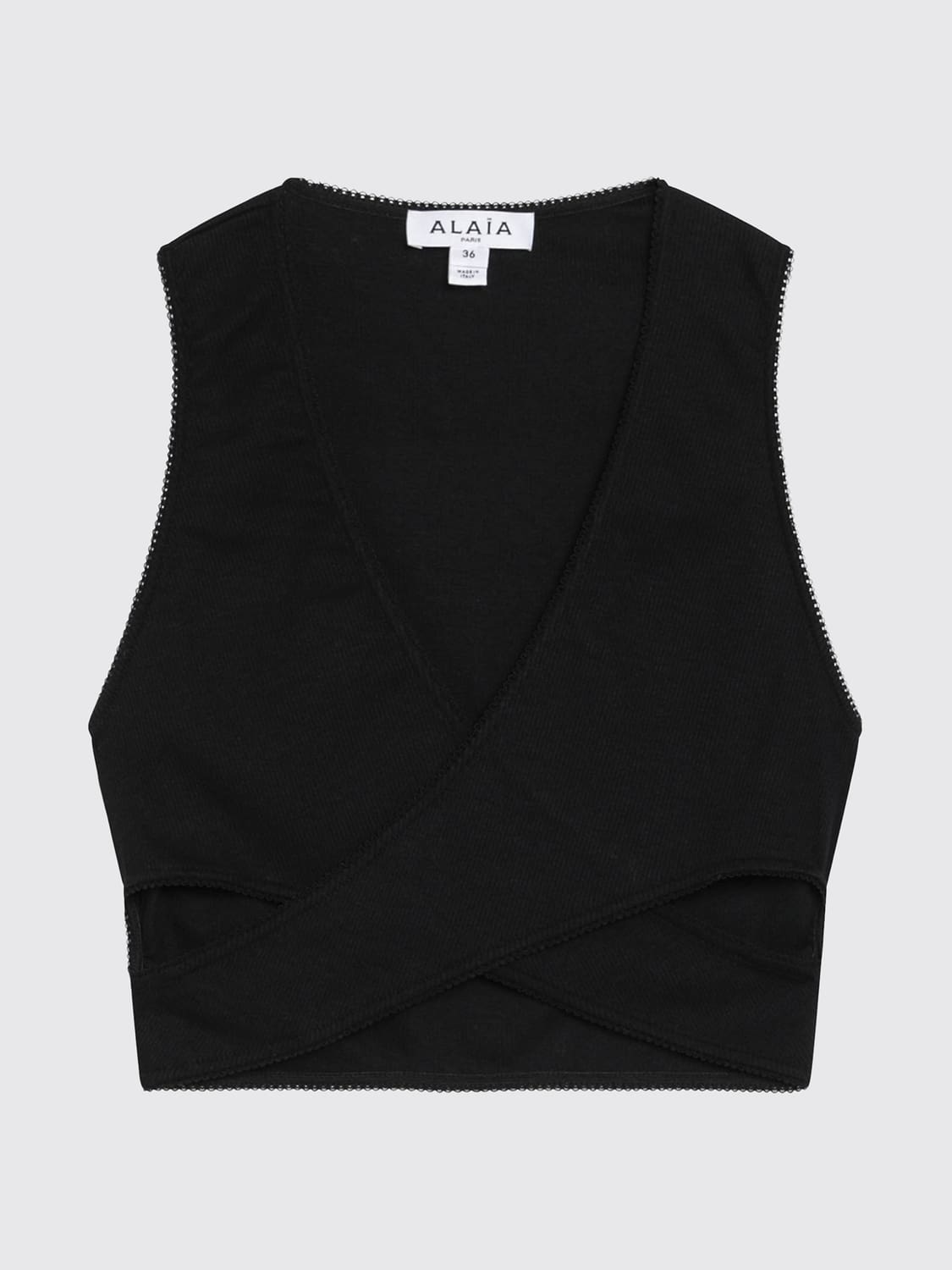 ALAÏA TOP: Top mujer AlaÏa, Negro - Img 2