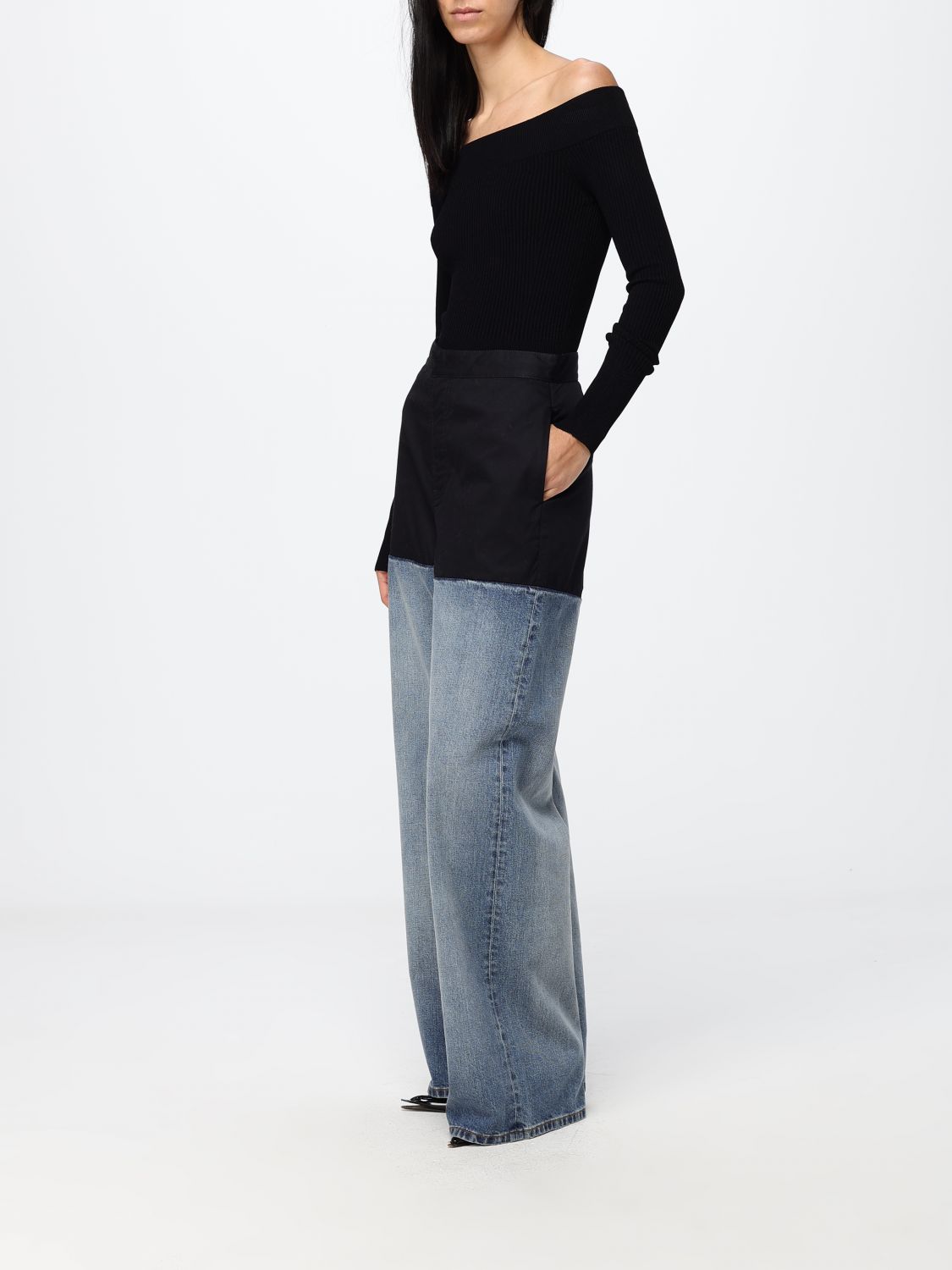 ALAÏA TOP: Top damen AlaÏa, Schwarz - Img 2
