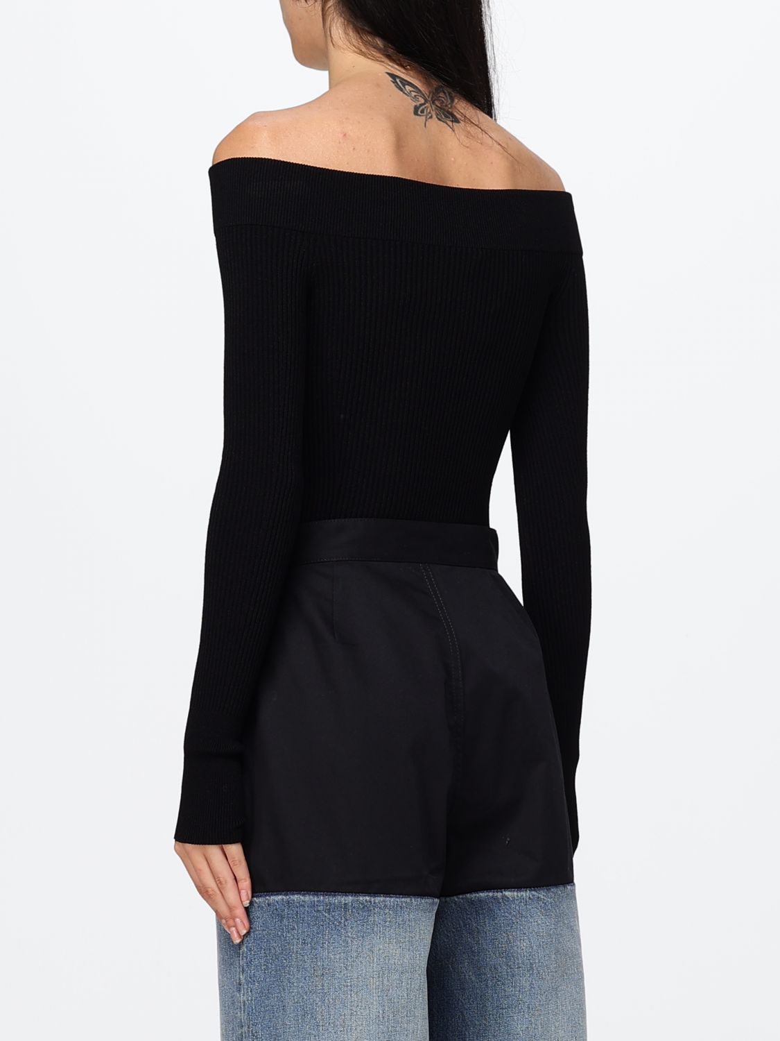 ALAÏA TOP: Top damen AlaÏa, Schwarz - Img 3